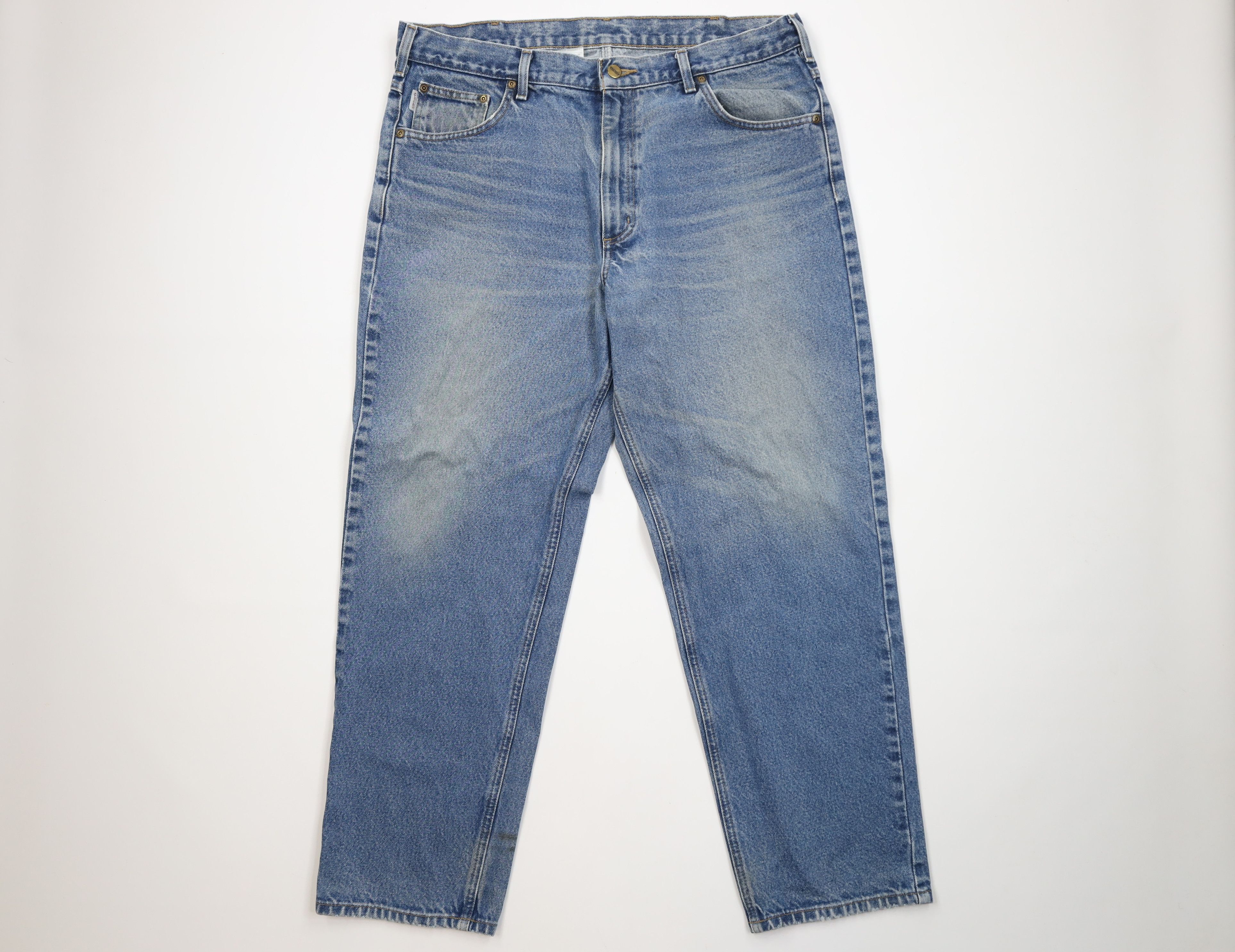 Carhartt Vintage Y2K Carhartt Spell Out Relaxed Fit Denim Jeans Size US 38 / EU 54 - 1 Thumbnail
