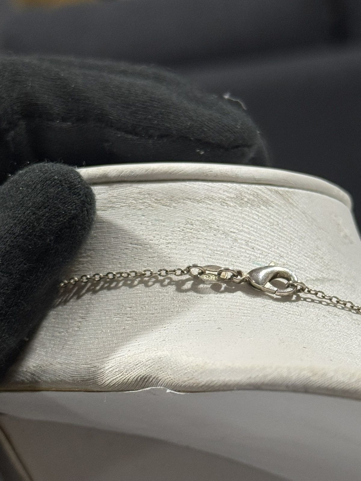 Sterling Silver Silver Orca Whale Pendant Necklace | Onyx & Mother of Pearl Size ONE SIZE - 7 Thumbnail