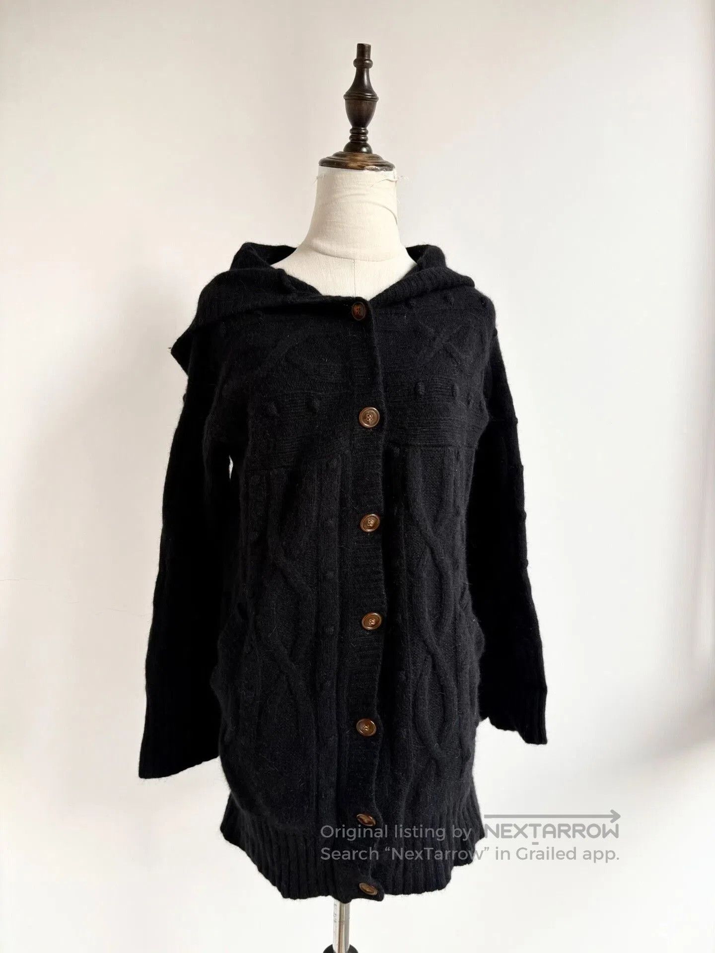 Vivienne Westwood Vivienne Westwood Vintage Black Polka Dot Knit Coat. Size M / US 6-8 / IT 42-44 - 3 Thumbnail