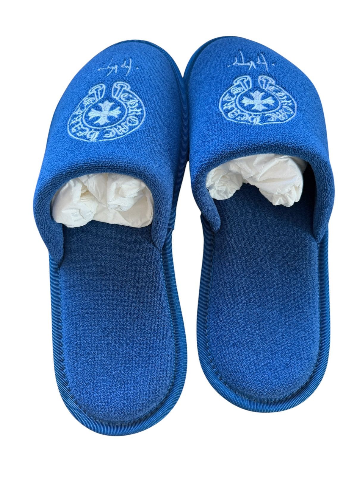 Chrome Hearts Chrome Hearts “Hotel Slippers” Blu Size US 9 / EU 42 - 2 Thumbnail