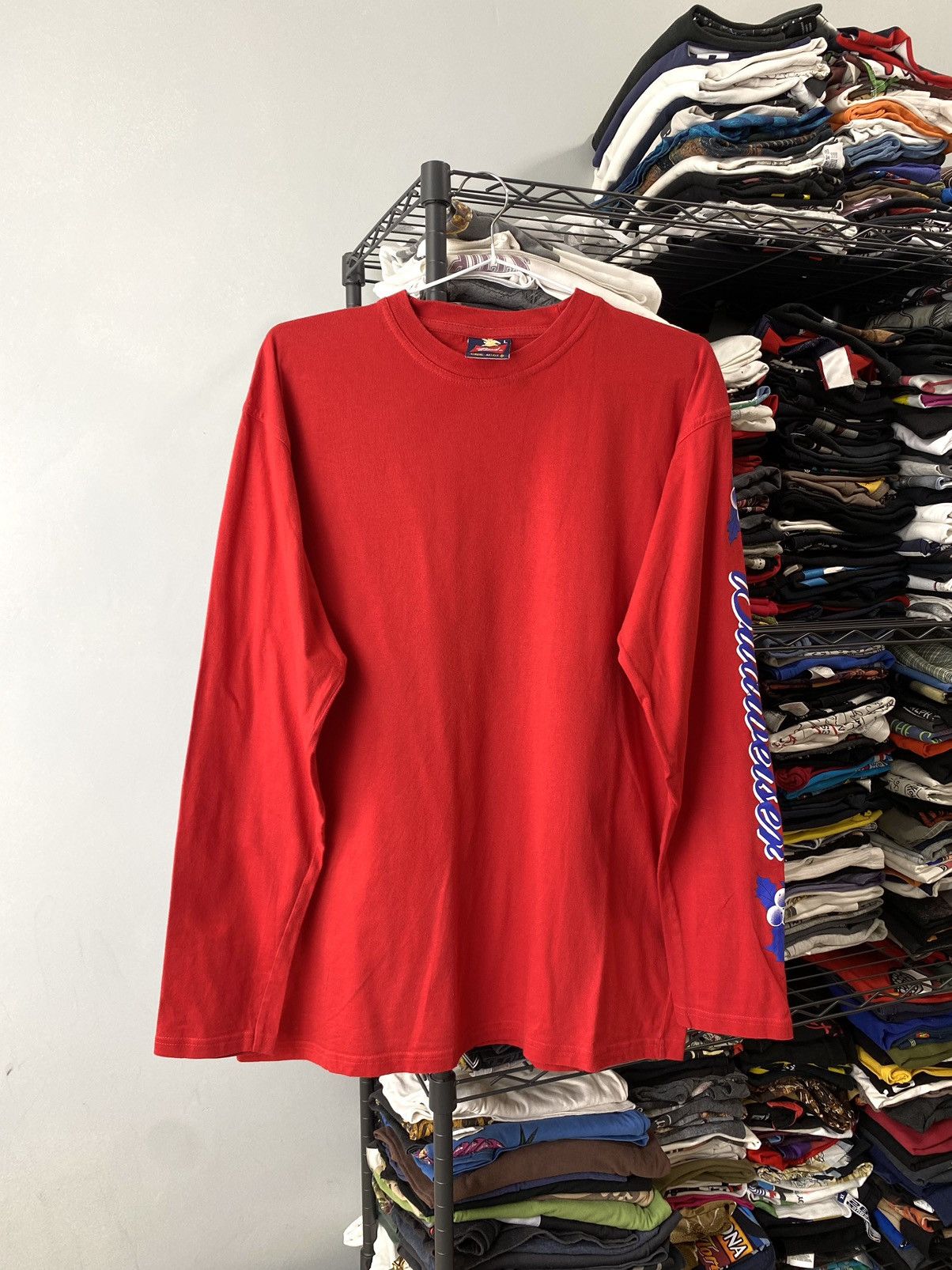 Band Tees 90’s Vintage Budweiser Beer Longsleeve Coors Budweiser Size US L / EU 52-54 / 3 - 1 Thumbnail