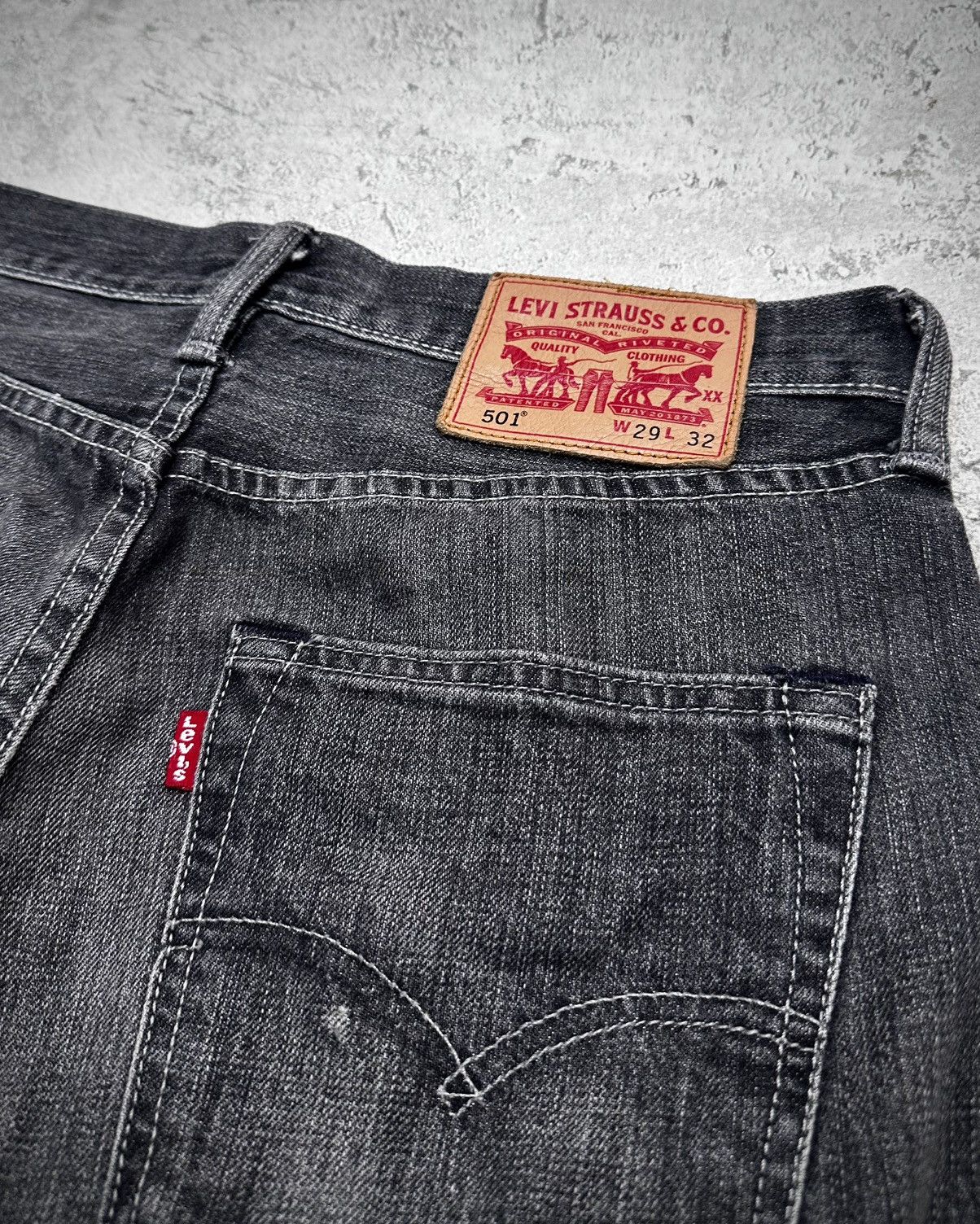 Levi's × Levi's Made & Crafted × Levi's Vintage Clothing Levi's 501 Stone Washed Denim Jeans Size US 29 - 7 Thumbnail