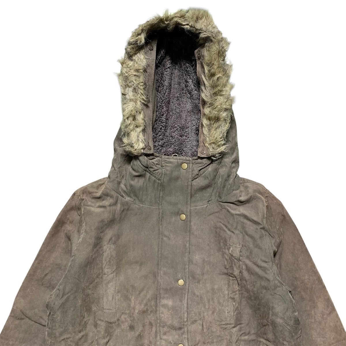 Japanese Brand Rush Hour Faux Fur Long Parkas Jacket Japanese Brand Size US L / EU 52-54 / 3 - 3 Thumbnail