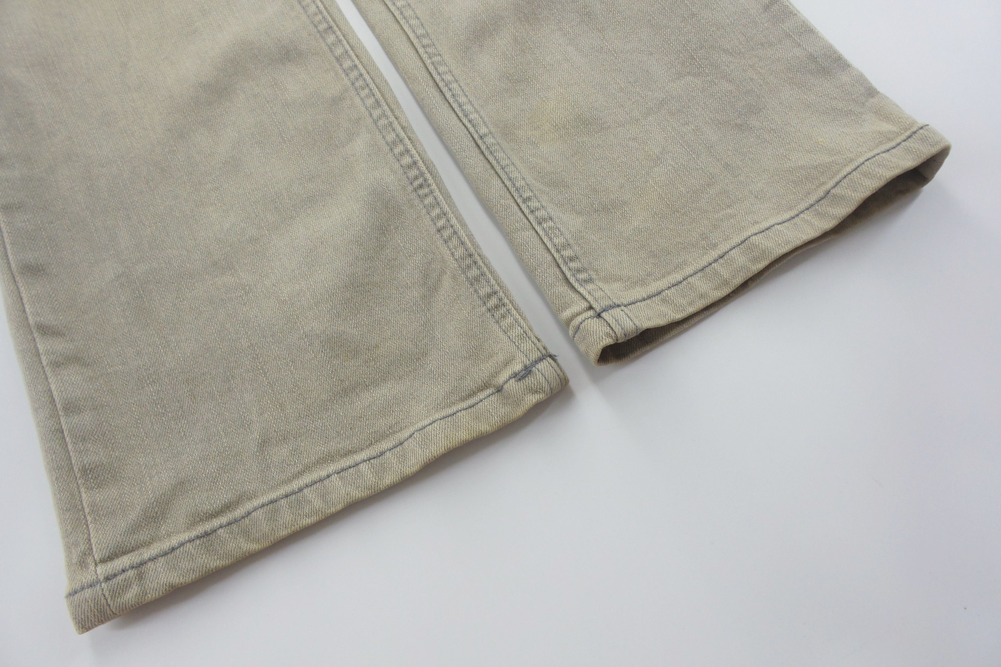 5351 POUR LES HOMMES 5351 Pour Les Hommes Gray Flare Button Fly Jeans W16xL42.5 Size US 32 / EU 48 - 9 Thumbnail