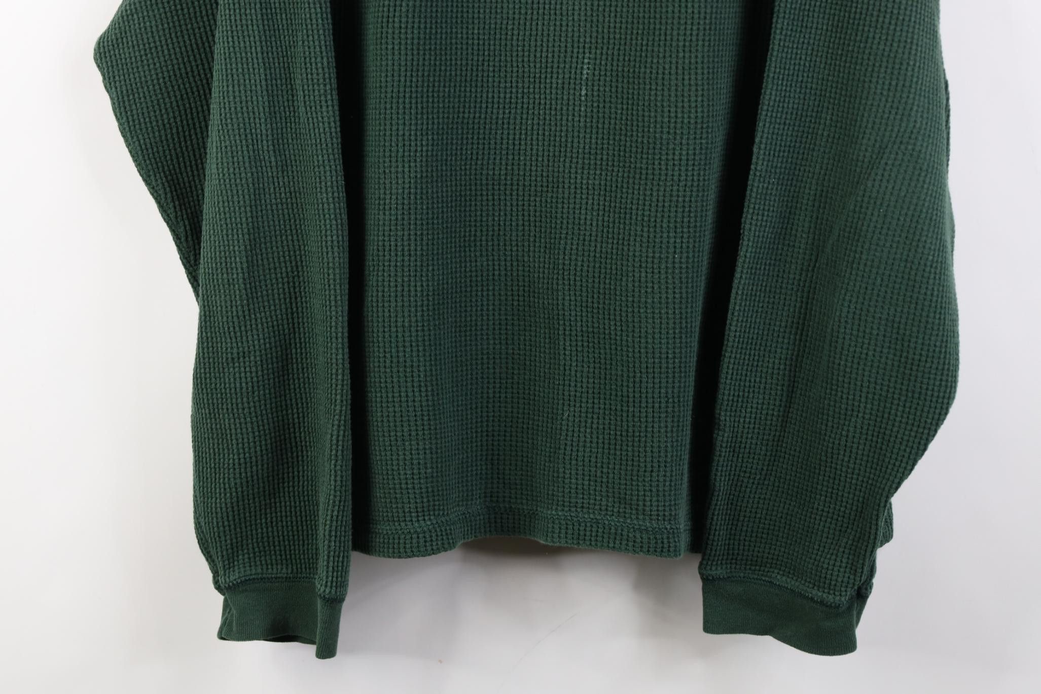 Vintage Vintage Y2K Old Navy Fit Thermal Waffle Knit Henley T-Shirt Size US XL / EU 56 / 4 - 3 Thumbnail