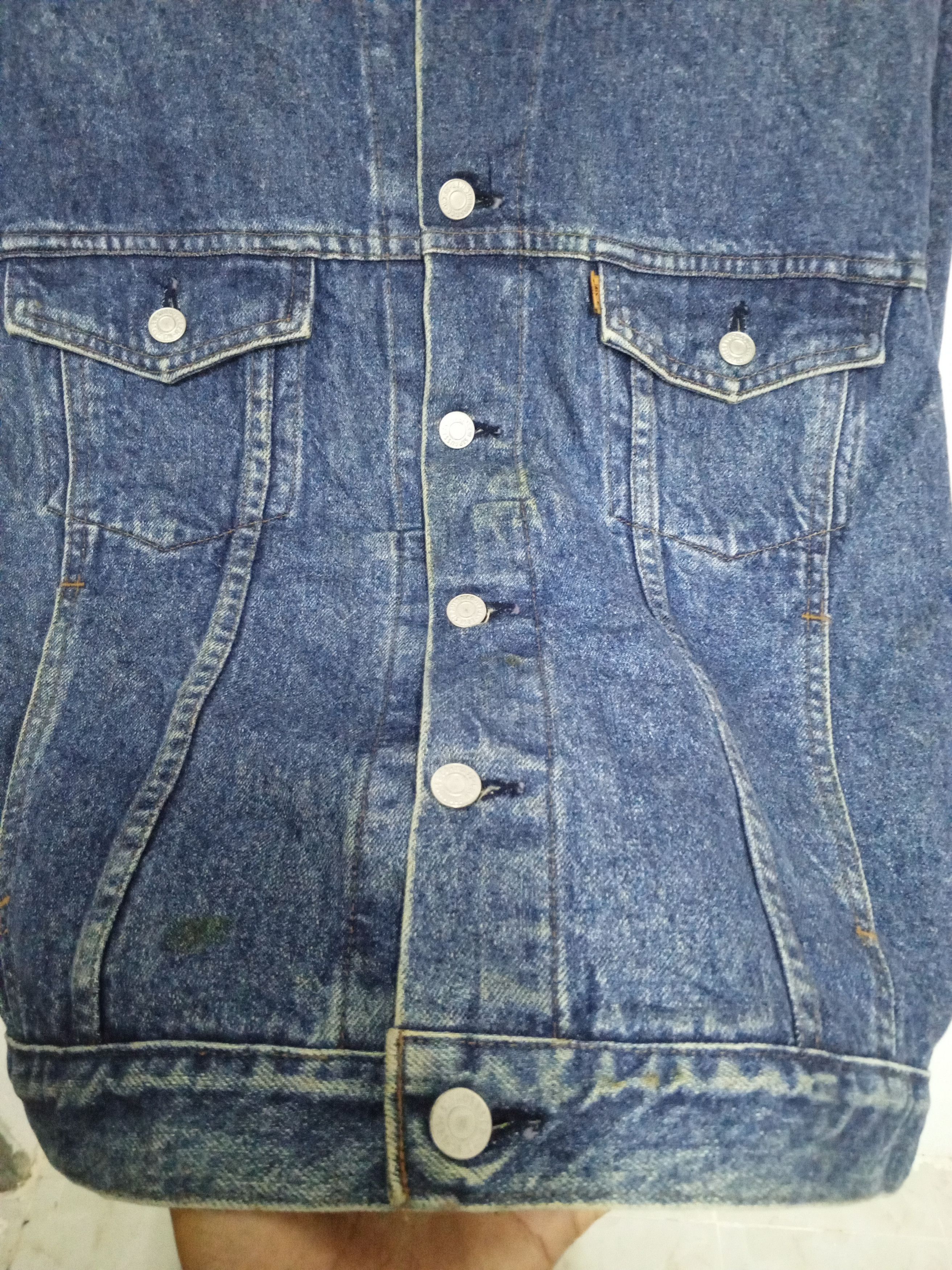 Vintage Levis orange tab denim jacket button J02