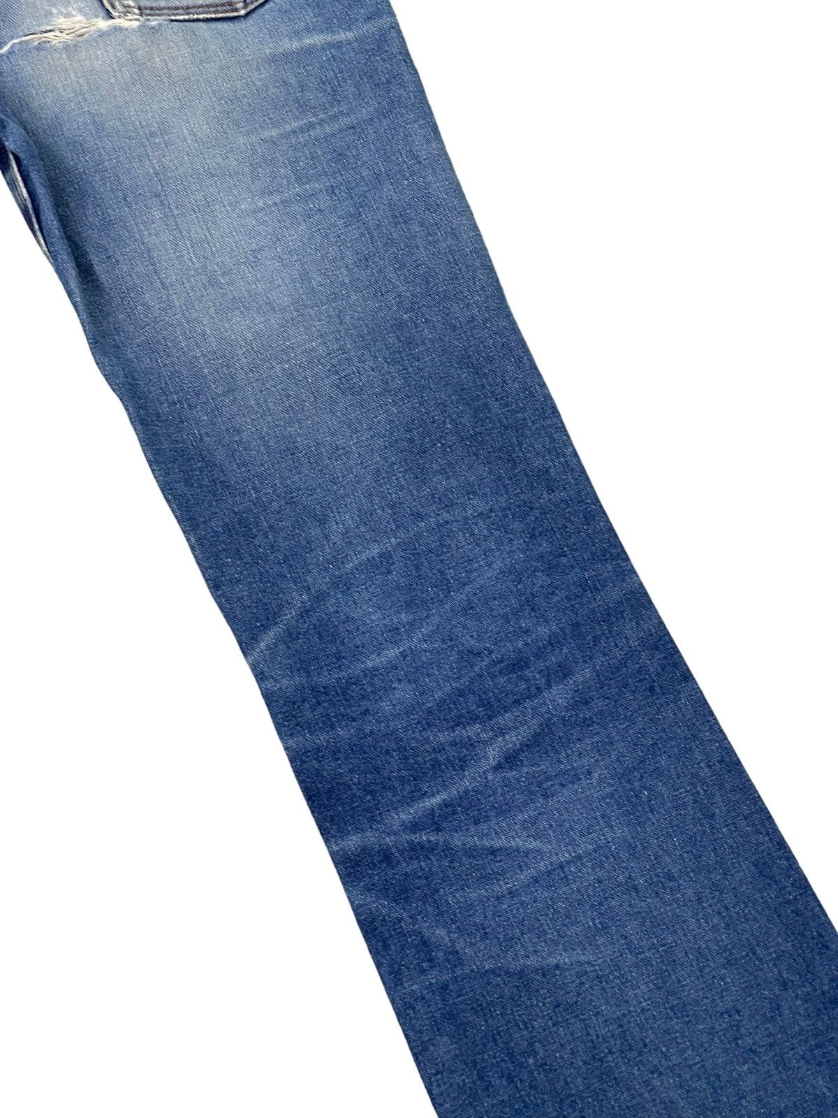 Wrangler Flare Jeans Vtg Wrangler USA Distress Boot Cut 7🟦5 Size US 28 / EU 44 - 17 Thumbnail