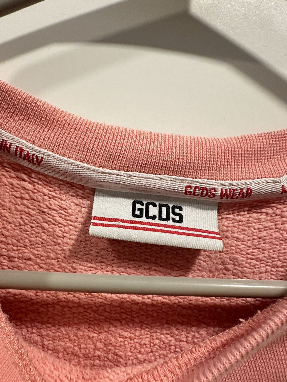 GCDS GCDS Classic Pink Logo Sweatshirt Size S Size US S / EU 44-46 / 1 - 2 Thumbnail