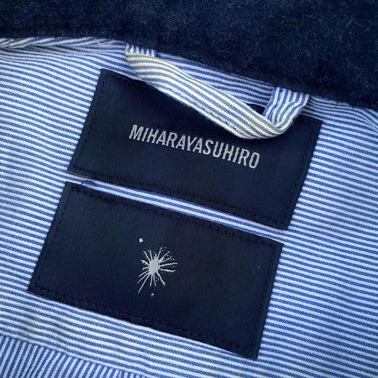 Japanese Brand × Maison MIHARA YASUHIRO 💥Miharayasuhiro Floral Panel Sleeve Stripes Shirt Size US L / EU 52-54 / 3 - 3 Thumbnail