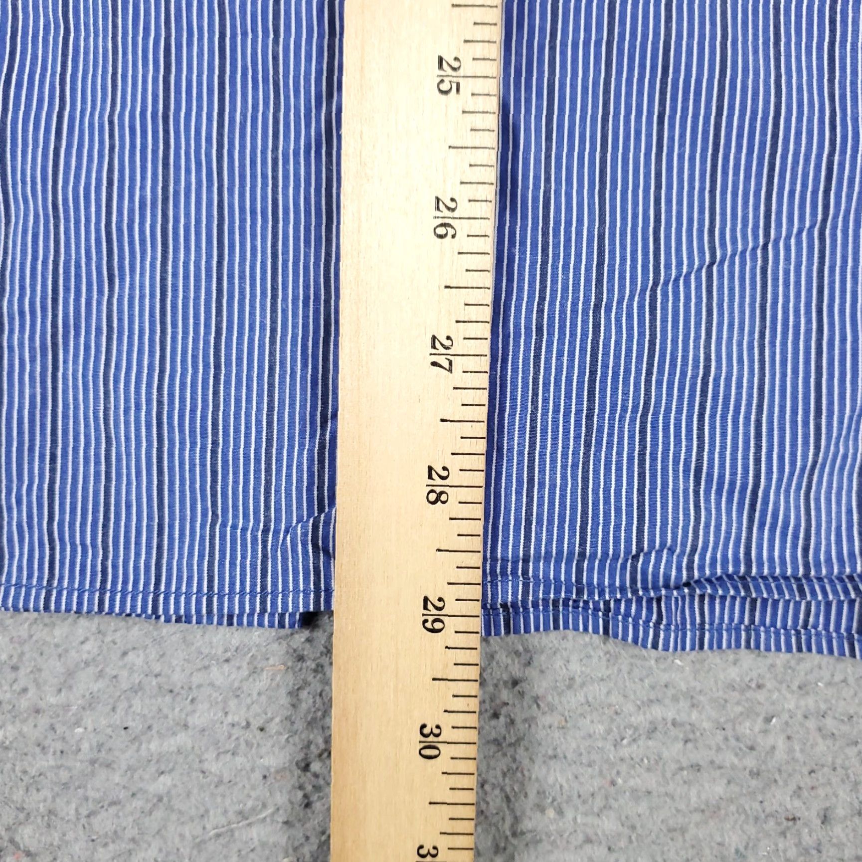 American Eagle Outfitters American Eagle Outfitters Shirt Mens Medium Blue Striped Button Up Long Sleeve Size US M / EU 48-50 / 2 - 4 Thumbnail