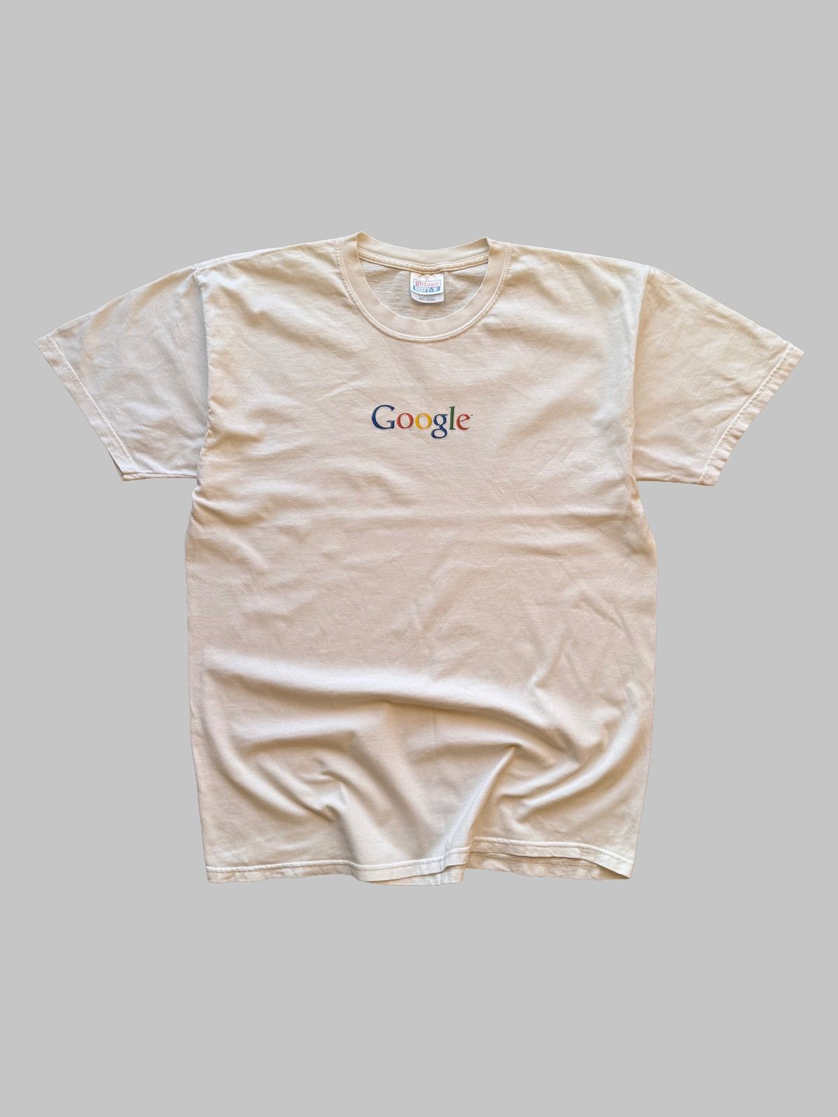Microsoft Vintage 2000s Google I'm Feeling Lucky Hanes T-shirt Size US L / EU 52-54 / 3 - 1 Thumbnail