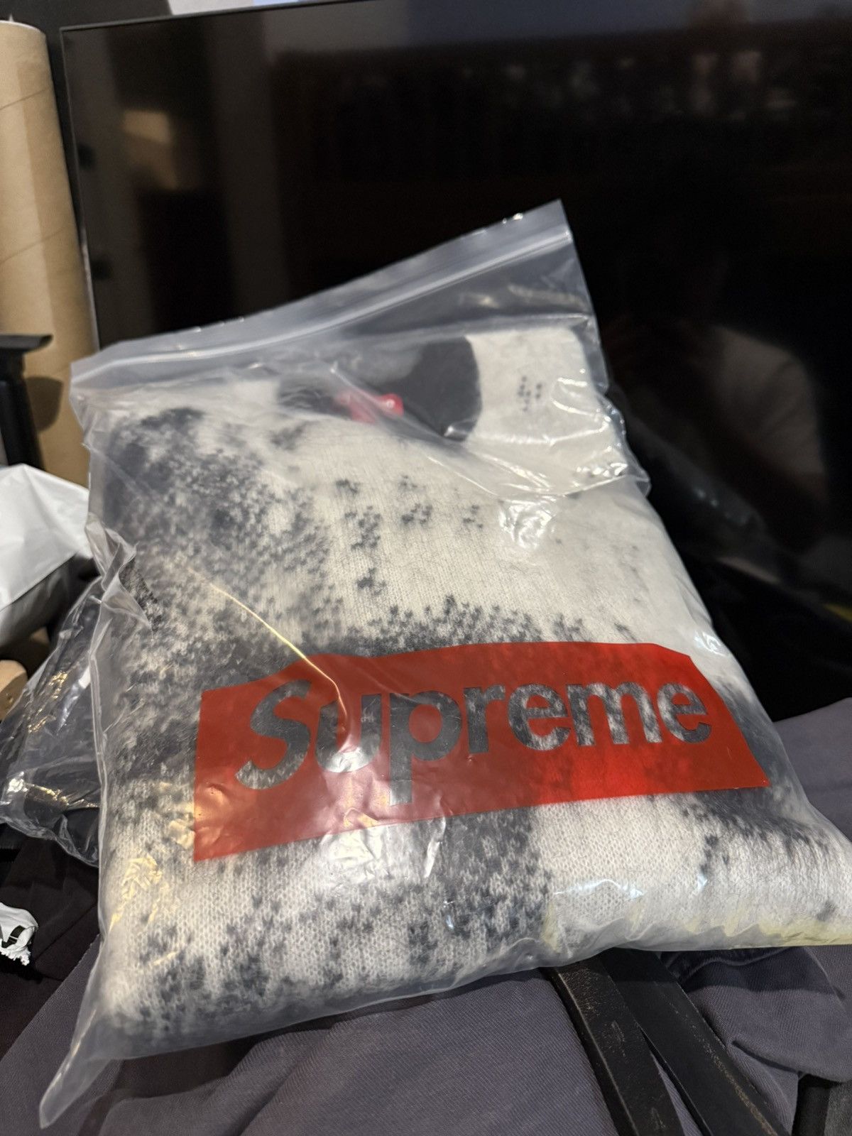 Other Supreme x Aphex Twin Black Mohair Sweater XL Size US XL / EU 56 / 4 - 1 Thumbnail
