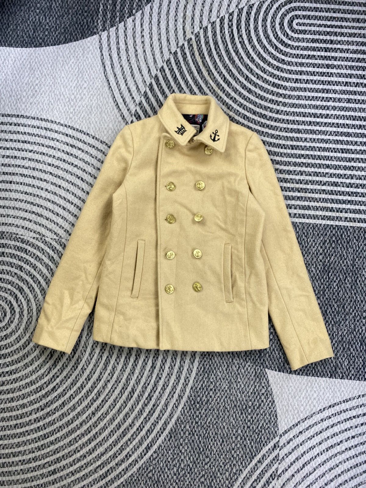 Japanese Brand Rodeo Crown Wool Blend Double Collar Coat Jacket Size US S / EU 44-46 / 1 - 2 Thumbnail