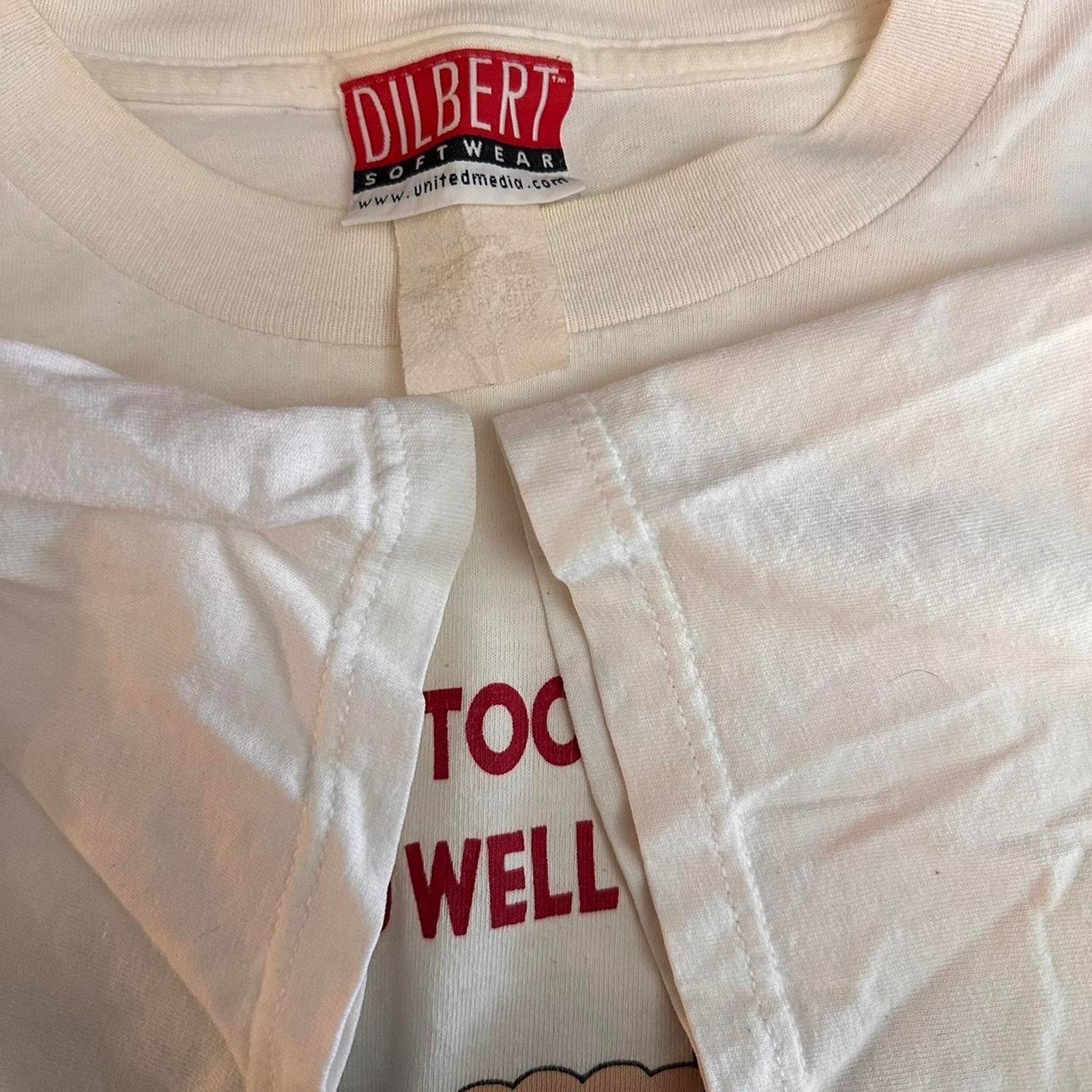 Vintage Vintage 90s Dilbert Cartoon Shirt Size US L / EU 52-54 / 3 - 7 Thumbnail
