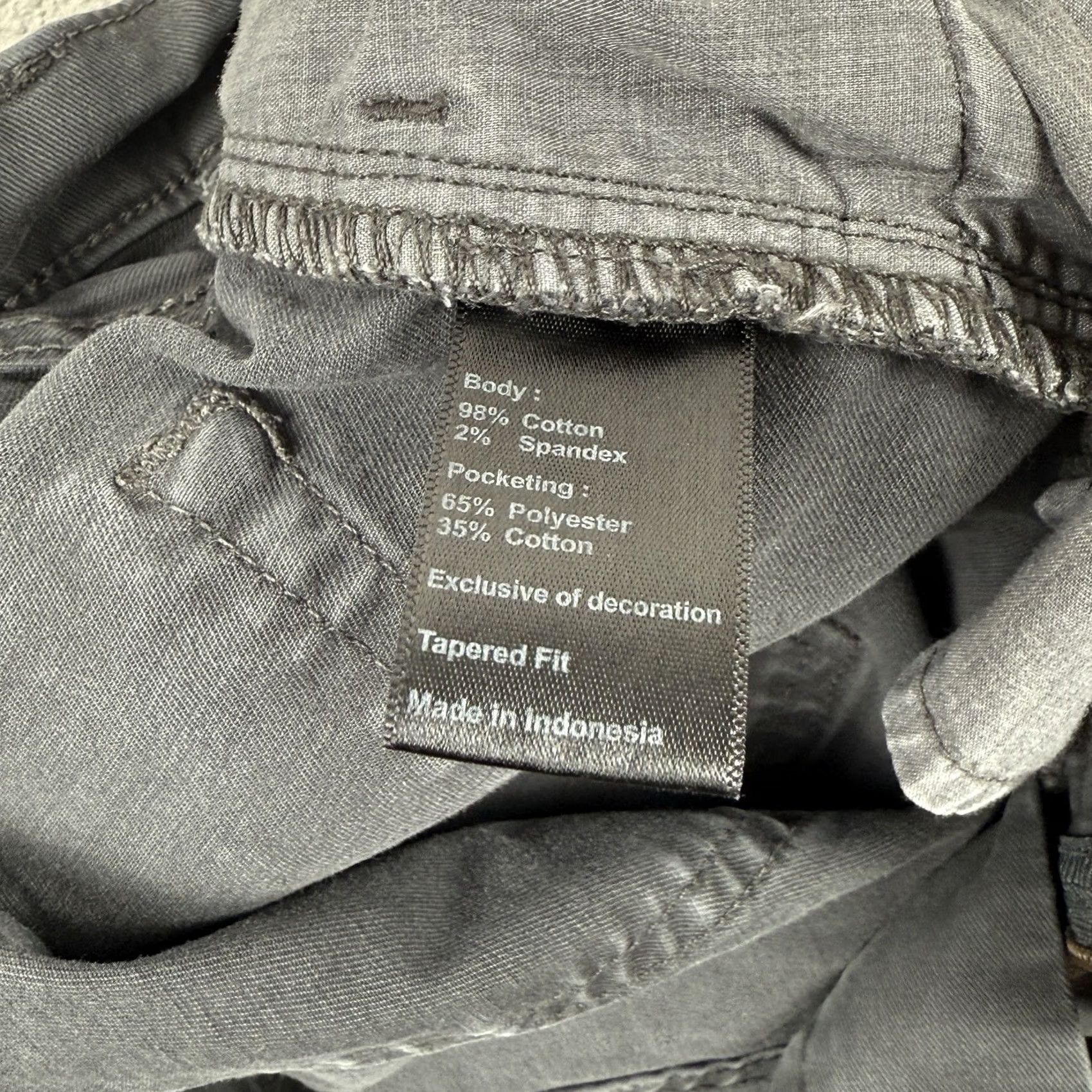 Flint And Tinder Flint And Tinder Pants Mens 31x26 Gray Tapered Fit Chino 5 Pocket READ Size US 31 - 6 Thumbnail