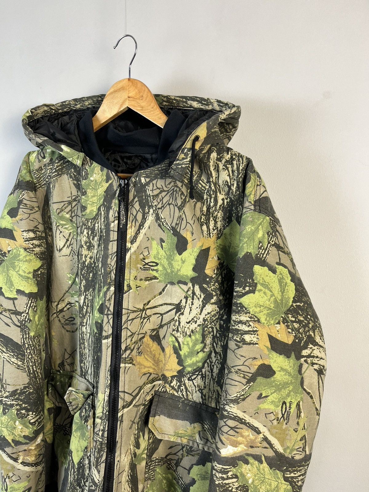 Realtree × Vintage Realtree Camo Vintage Y2K Walls Hooded Work Jacket Size US L / EU 52-54 / 3 - 3 Thumbnail