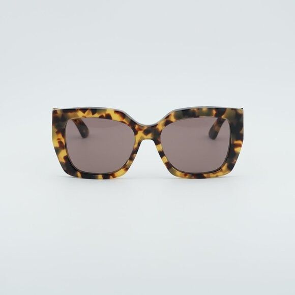 Dior Dior MISSDIOR S2I 26D0 Sunglasses Havana Square Frame Size ONE SIZE - 8 Thumbnail
