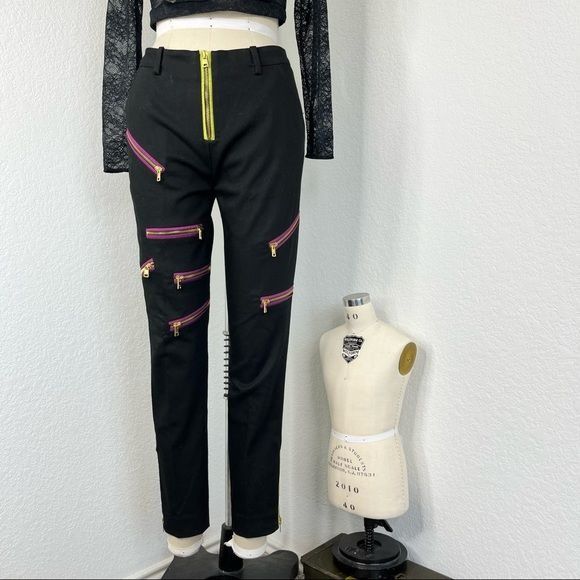 Versus Versace Versus VERSACE 2018 Fall Zipper Trouser Pants Size 27" / US 4 / IT 40 - 1 Thumbnail