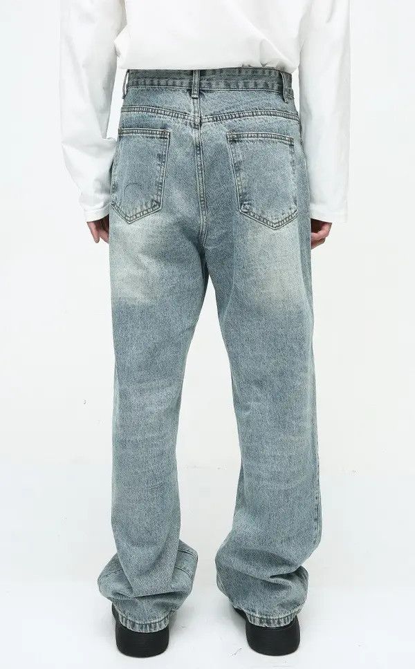 Japanese Brand Etsuko x Miku Classic vintage washed wide-leg loose jeans Size US 32 / EU 48 - 6 Thumbnail