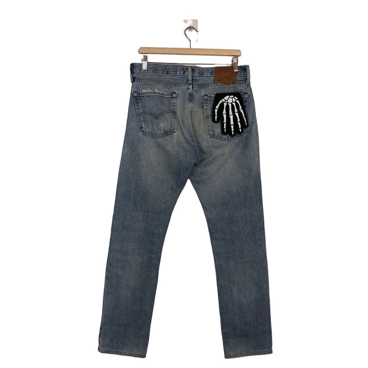 Levi's Vintage Clothing 🔥VINTAGE LEVI’S LOT 505 STRAIGHT CUT DISTRESSED DENIM JEANS Size US 32 / EU 48 - 6 Thumbnail