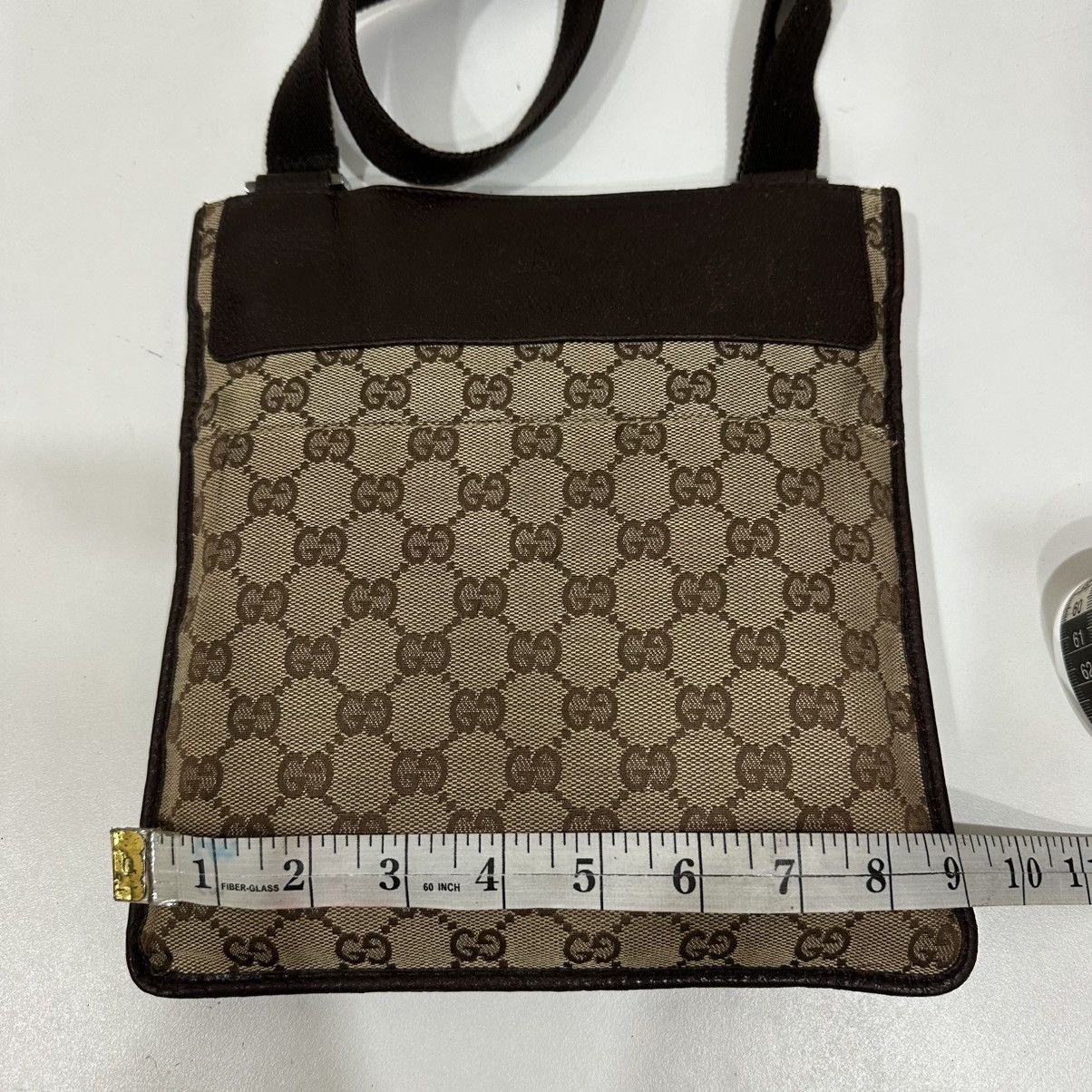 Gucci ‼️LASTDROP‼️ GUCCI GG CANVAS MONOGRAM CROSSBODY BAG 6 Size ONE SIZE - 9 Thumbnail