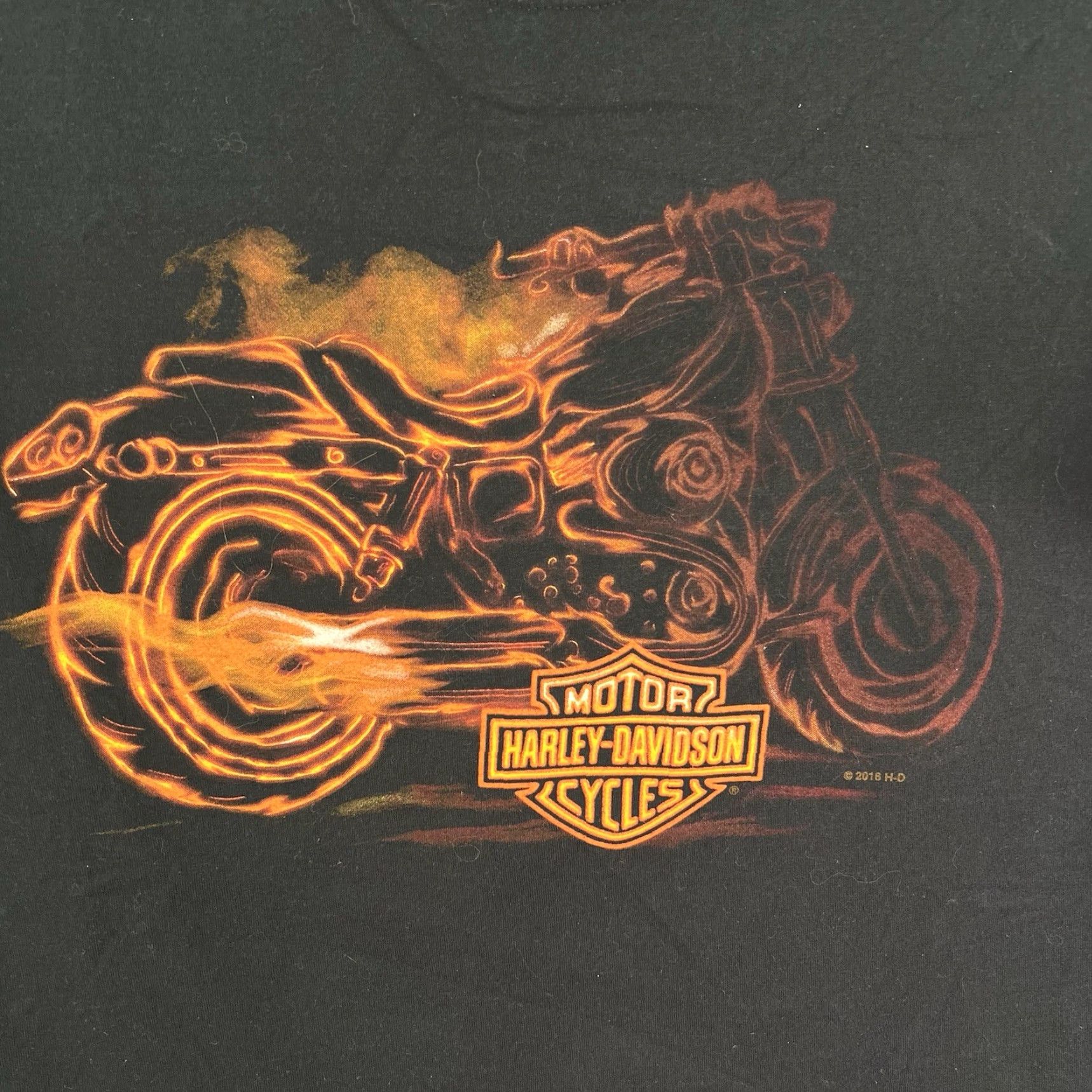Harley Davidson Harley-Davidson Jackson Mississippi T-Shirt XL Black Graphic Print Biker Mens Size US XL / EU 56 / 4 - 2 Thumbnail