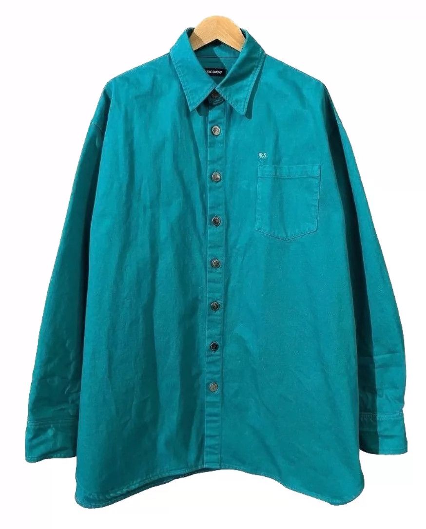 Raf Simons Raf Simons 21AW silhouette embroidered brand denim jacket -DMC Size US M / EU 48-50 / 2 - 1 Thumbnail