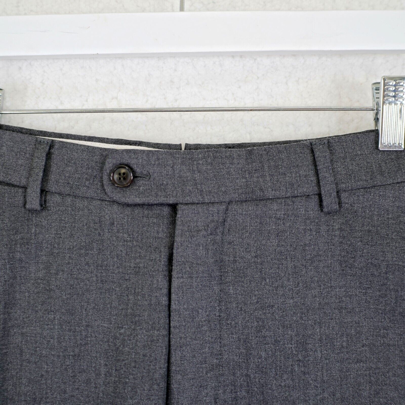 Suitsupply Suitsupply Vitale Barberis Canonico Gray Wool 33/31 Dress Pa Size 34R - 4 Thumbnail