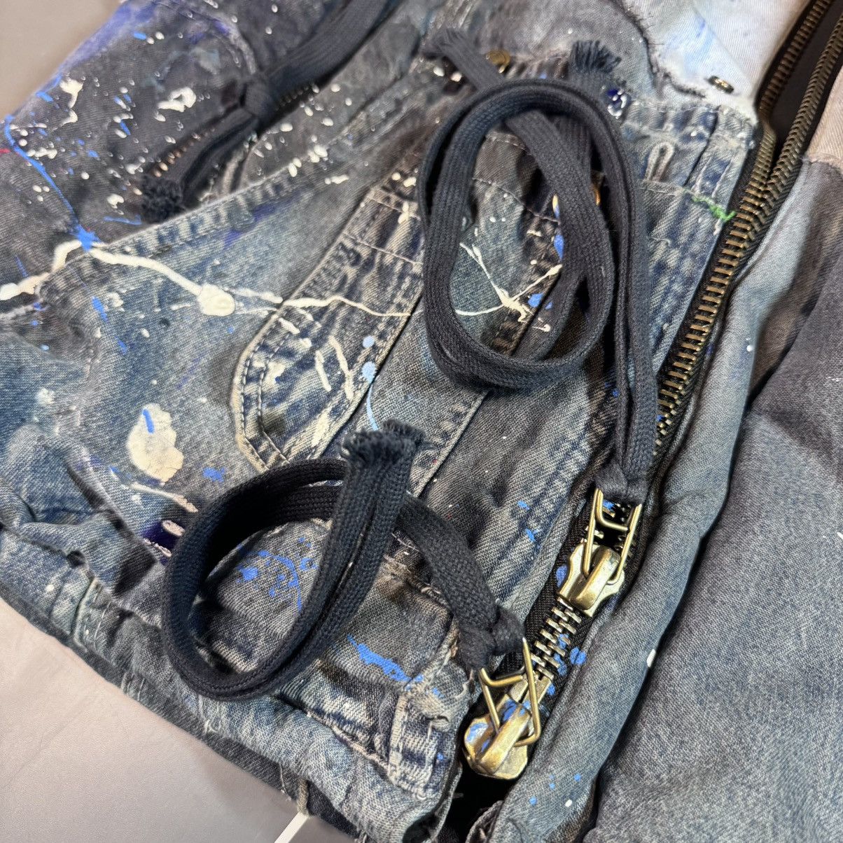 Greg Lauren Greg Lauren Blue GL painted retro puffy jacket FW19 Size US M / EU 48-50 / 2 - 13 Thumbnail