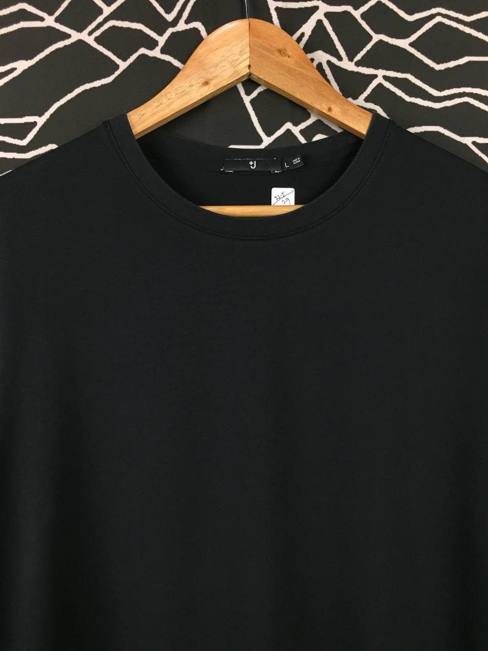 Jil Sander × Uniqlo J+ Jil Sander Essential Casual Black Tee Size US L / EU 52-54 / 3 - 3 Thumbnail