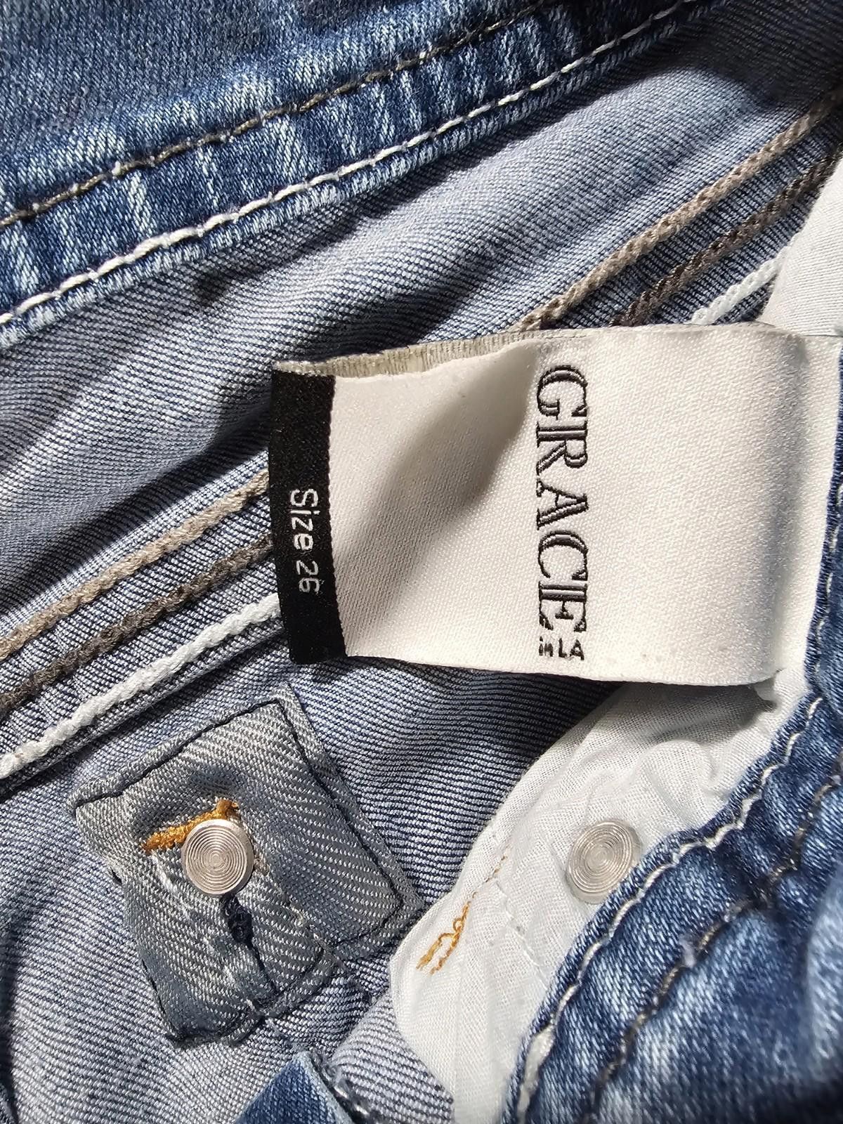 Other Grace In LA 26 Jeans Size 26" / US 2 / IT 38 - 3 Thumbnail