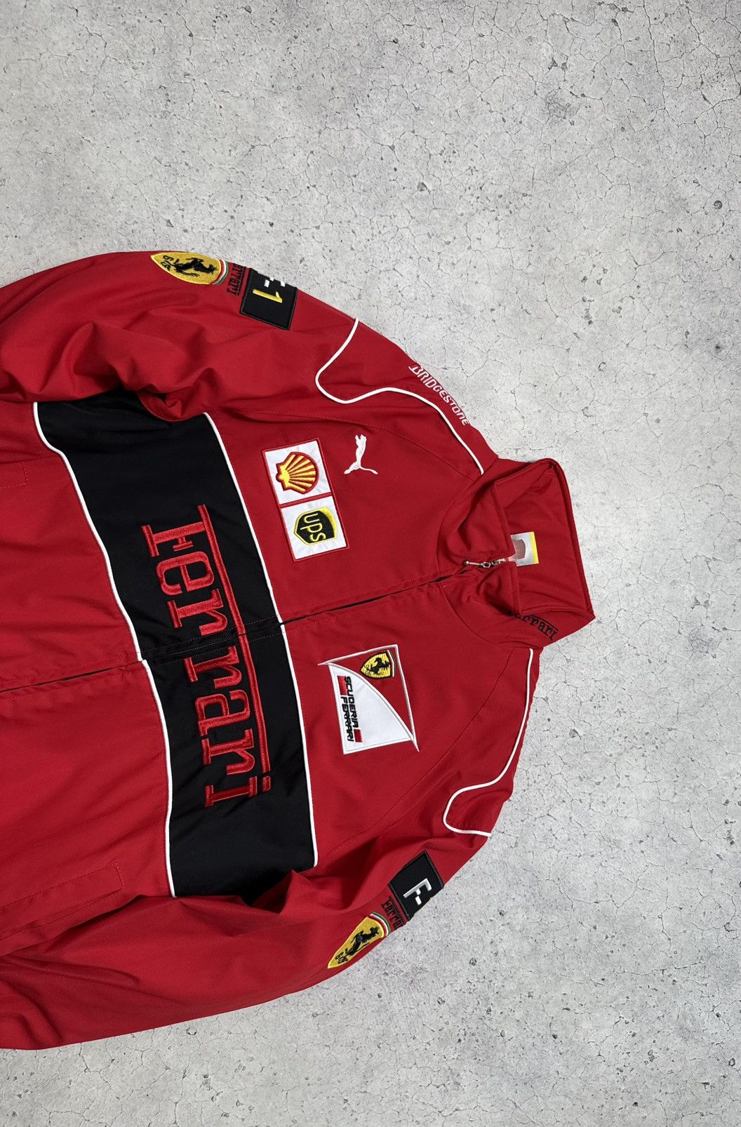 Ferrari Ferrari F1 Racing Bomber Jacket Hype Rare Big Logo Vintage Size US XL / EU 56 / 4 - 7 Thumbnail