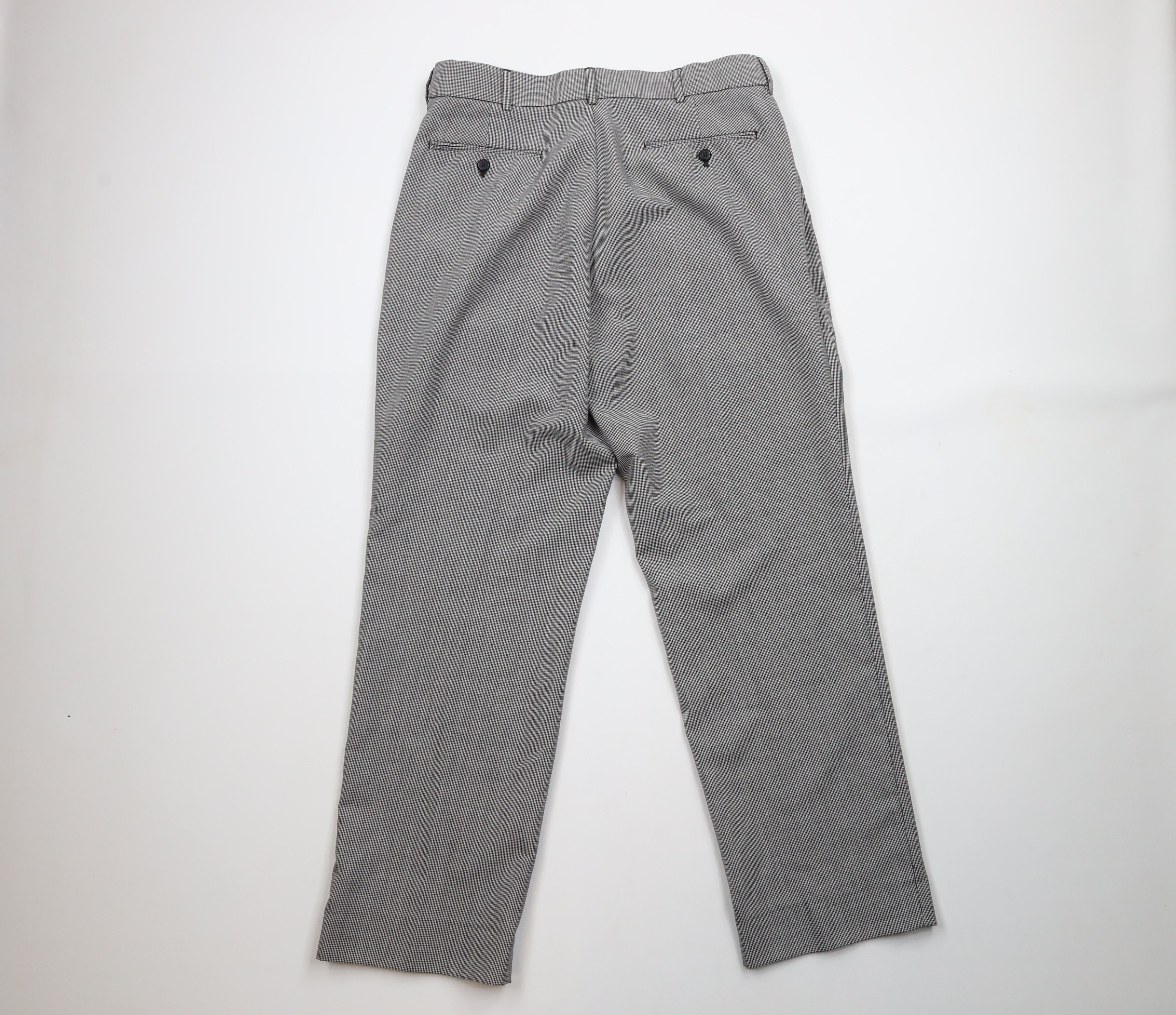 Vintage Vintage 90s Streetwear Houndstooth Wide Leg Chino Pants Size US 34 / EU 50 - 9 Thumbnail