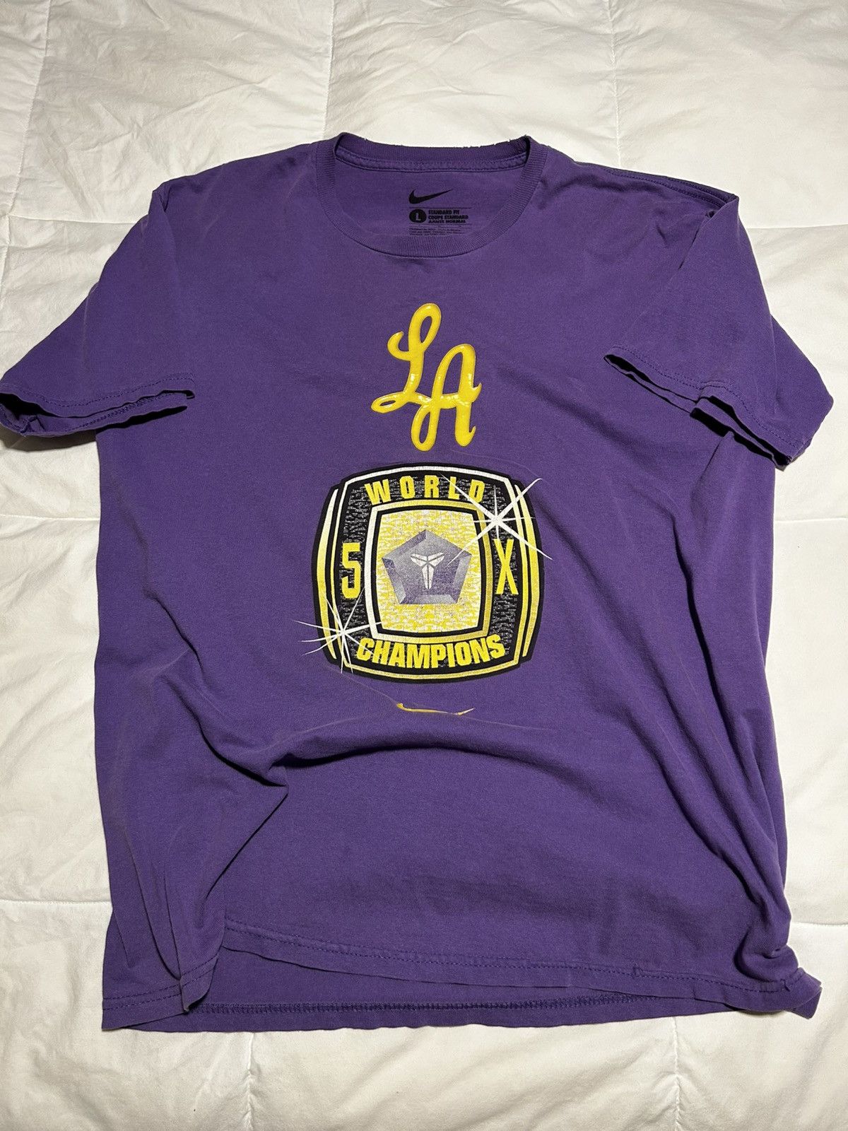 Nike 2010 5x champion Kobe shirt Size US L / EU 52-54 / 3 - 1 Thumbnail
