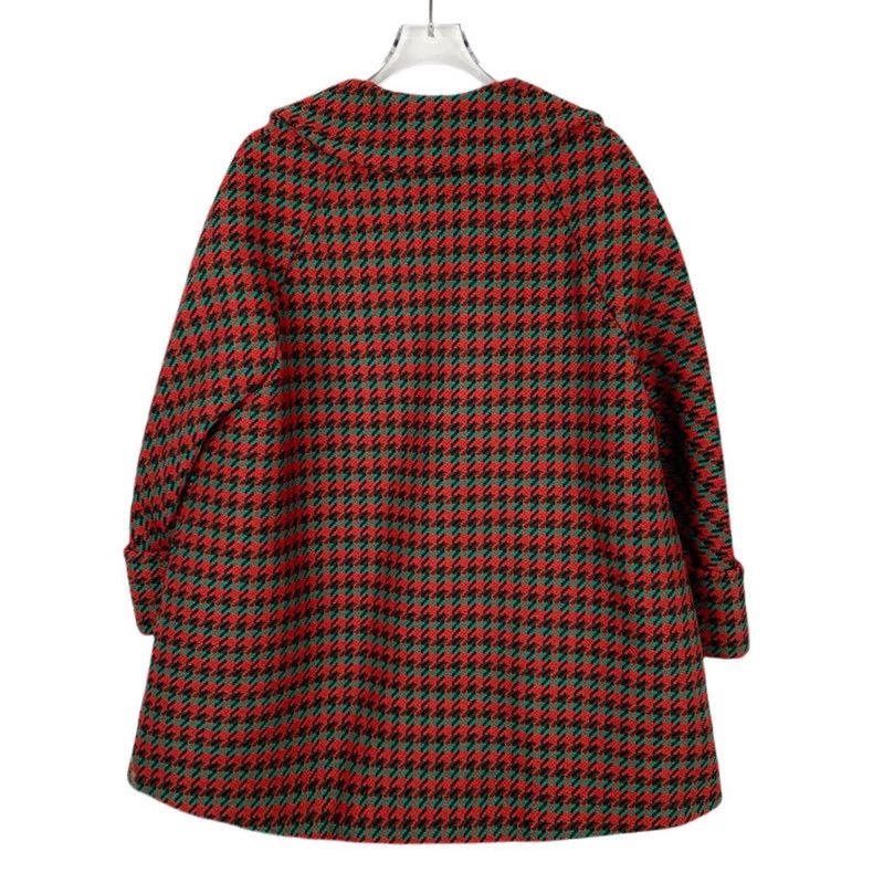 Gucci Gucci Size 34 Red lapel single-breasted wool tweed checker Size US XXS / EU 40 - 2 Thumbnail