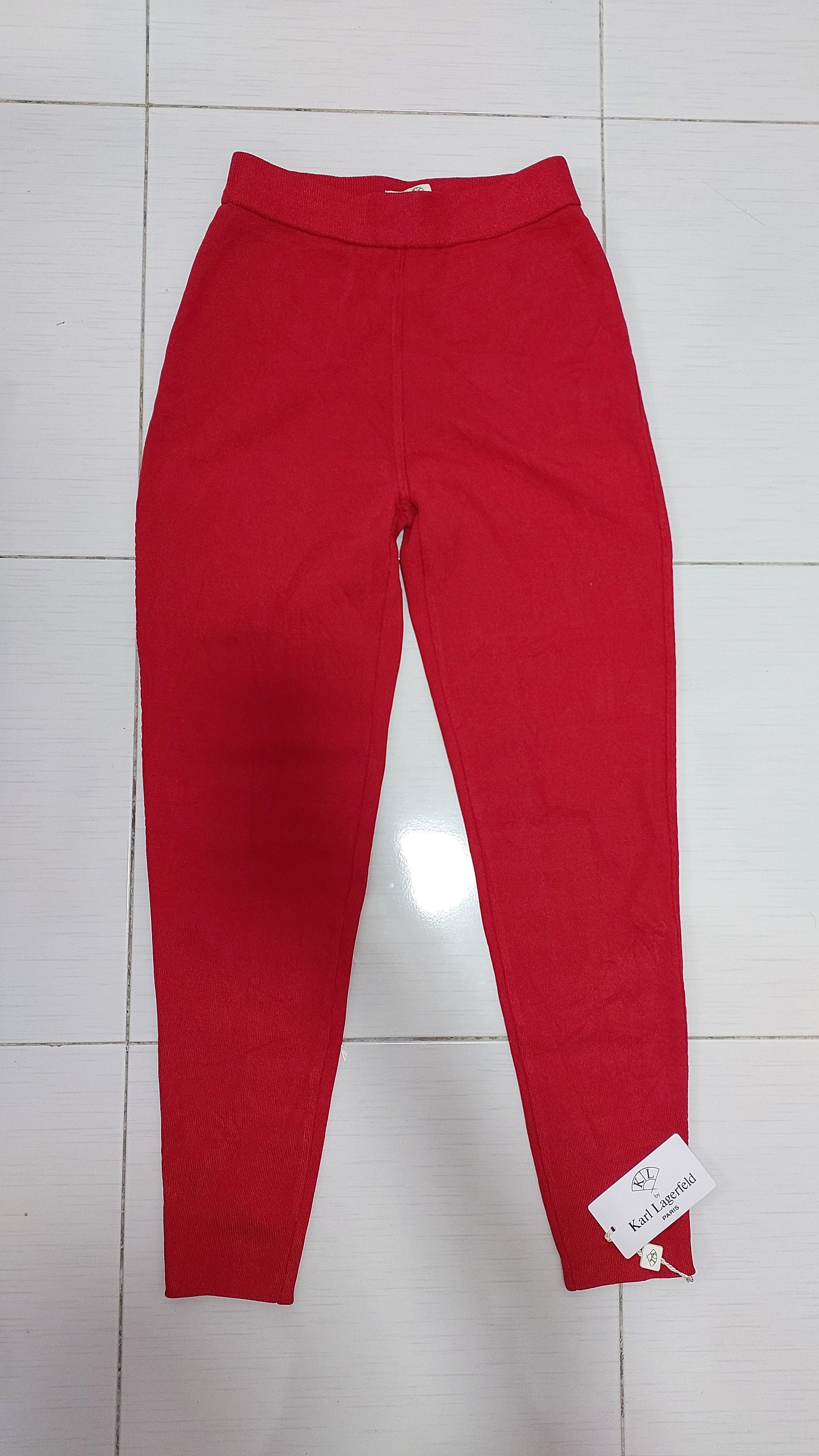 Karl Lagerfeld × Vintage Vintage Karl Lagerfeld Legging Women's Pant Size 28" / US 6 / IT 42 - 19 Thumbnail