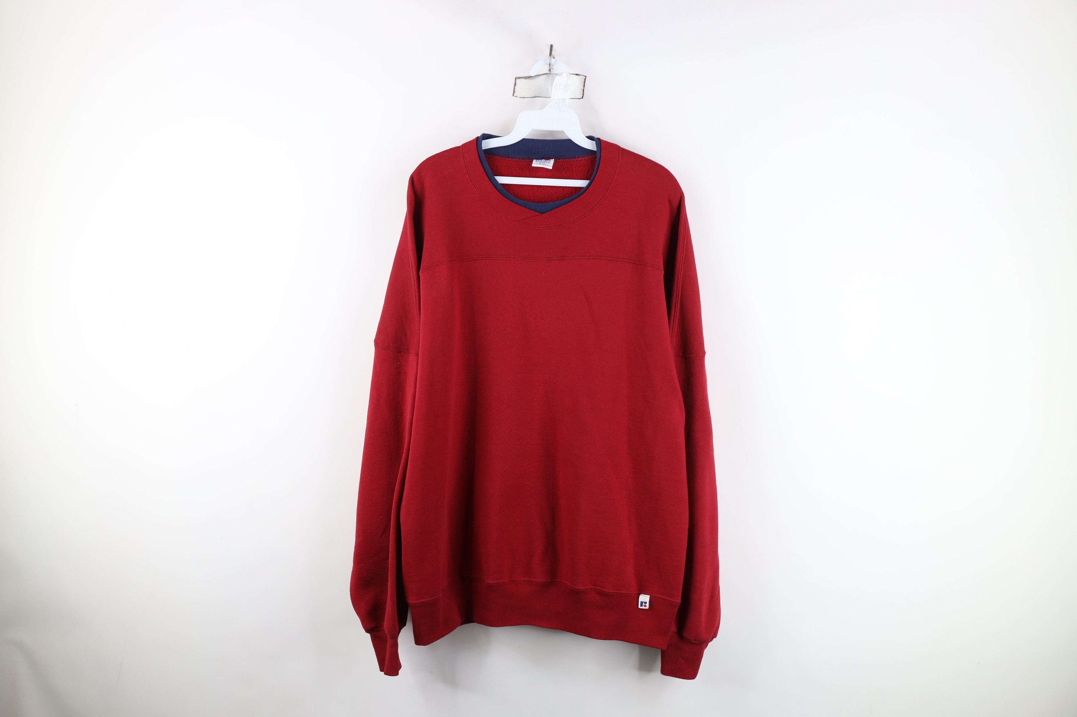 Russell Athletic Vintage 90s Russell Athletic Football Jersey Sweatshirt USA Size US XXL / EU 58 / 5 - 1 Thumbnail