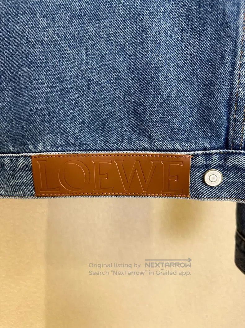 Loewe Loewe Classic Logo Embroidered Denim Jacket Size XS / US 0-2 / IT 36-38 - 6 Thumbnail