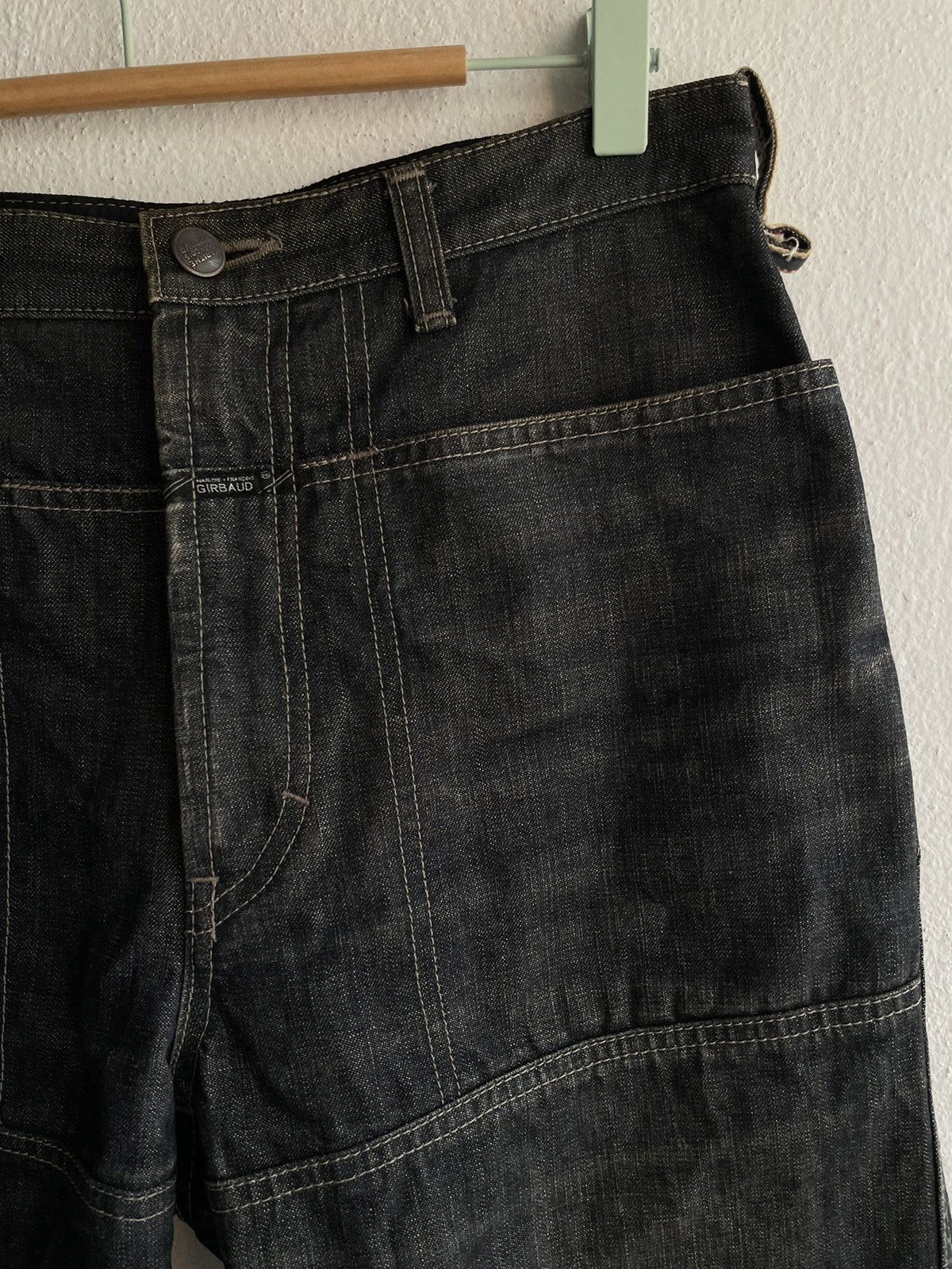 Designer × Marithe + Francois Girbaud Iconic 🔥 Marithe Francois Girbaud Side Tape Denim Pants Size US 30 / EU 46 - 13 Thumbnail
