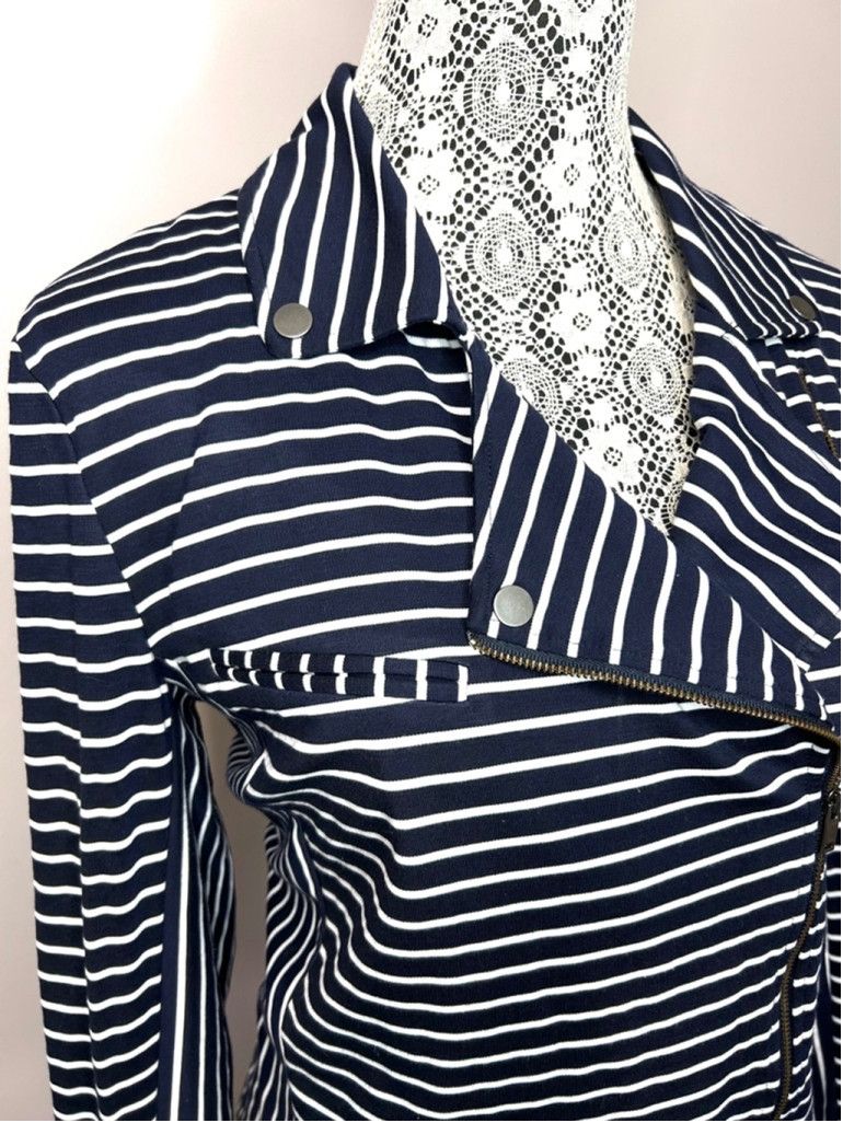 Other Women's Sandwich Jacket, Size L, Navy & White Stripes Size L / US 10 / IT 46 - 5 Thumbnail