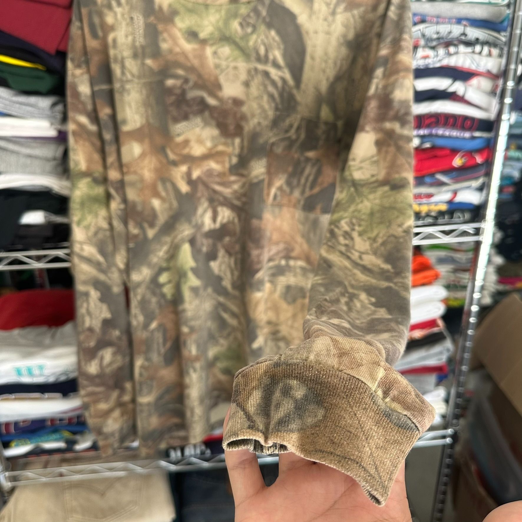 Realtree Vintage 90s Realtree Camo T-Shirt Long Sleeve Grunge Gorpcor Size US XL / EU 56 / 4 - 3 Thumbnail