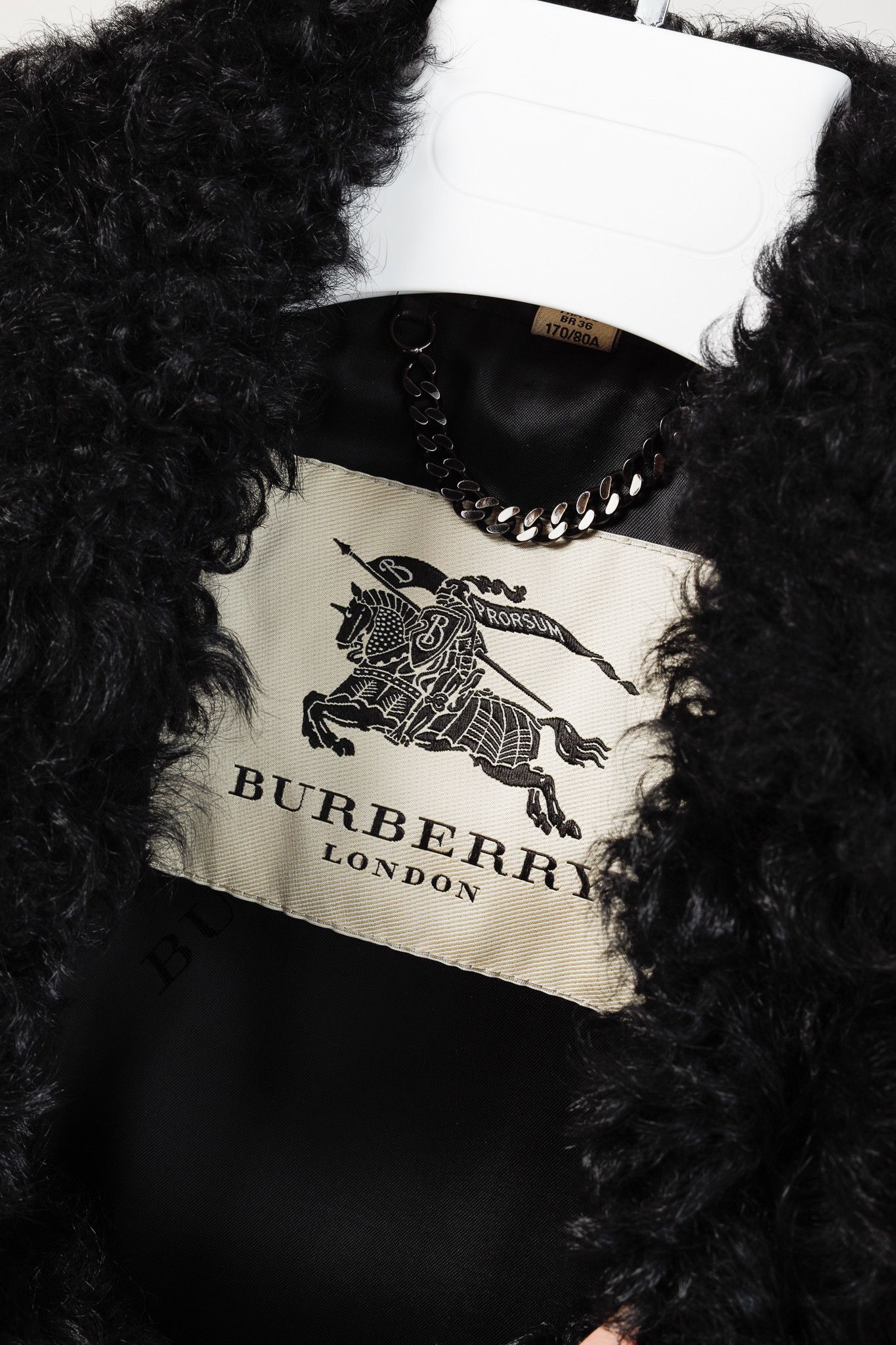 Burberry Burberry Oatshire Shearling Quilted Leather Moto Jacket Size S / US 4 / IT 40 - 4 Thumbnail