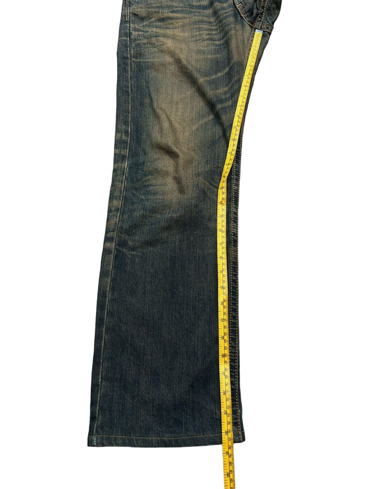 Edwin Vintage Edwin Rusty Mudwash Distressed Denim Jeans 37x30.5 Size US 37 - 15 Thumbnail