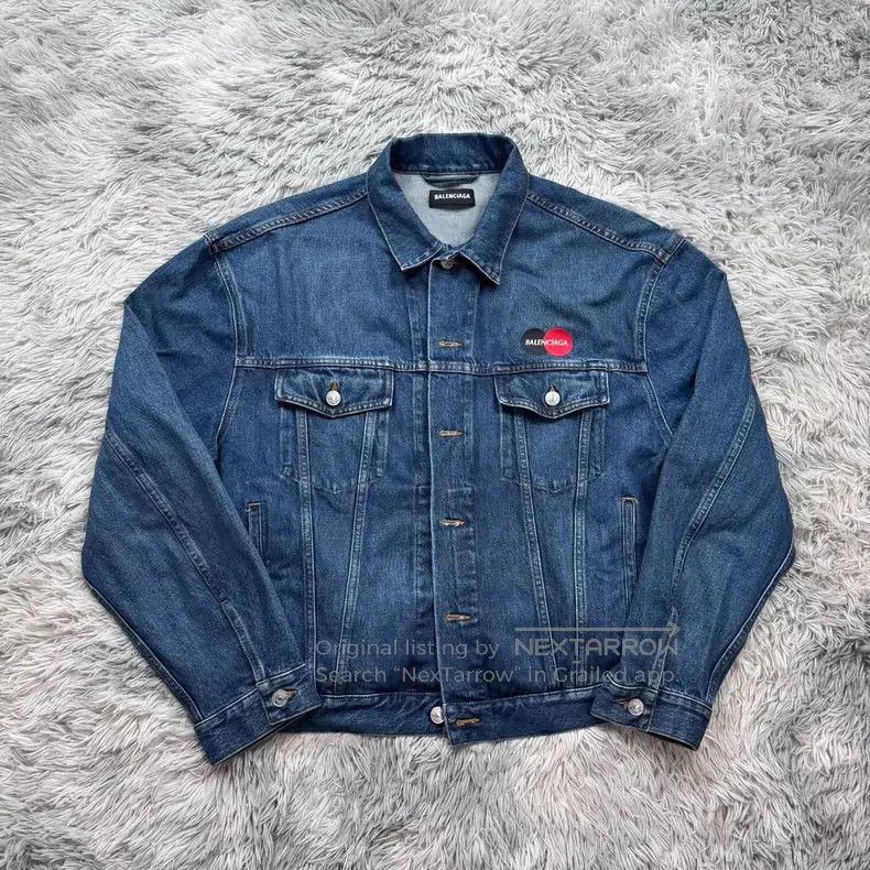 Balenciaga Balenciaga Denim Jacket Size US M / EU 48-50 / 2 - 1 Thumbnail