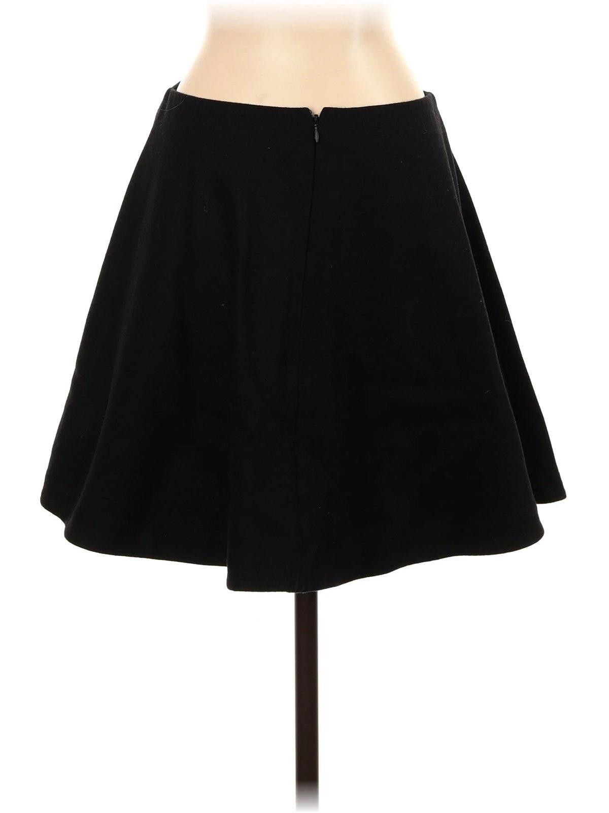 Designer Black Flare Kate Spade Skirt Size 28" / US 6 / IT 42 - 2 Thumbnail