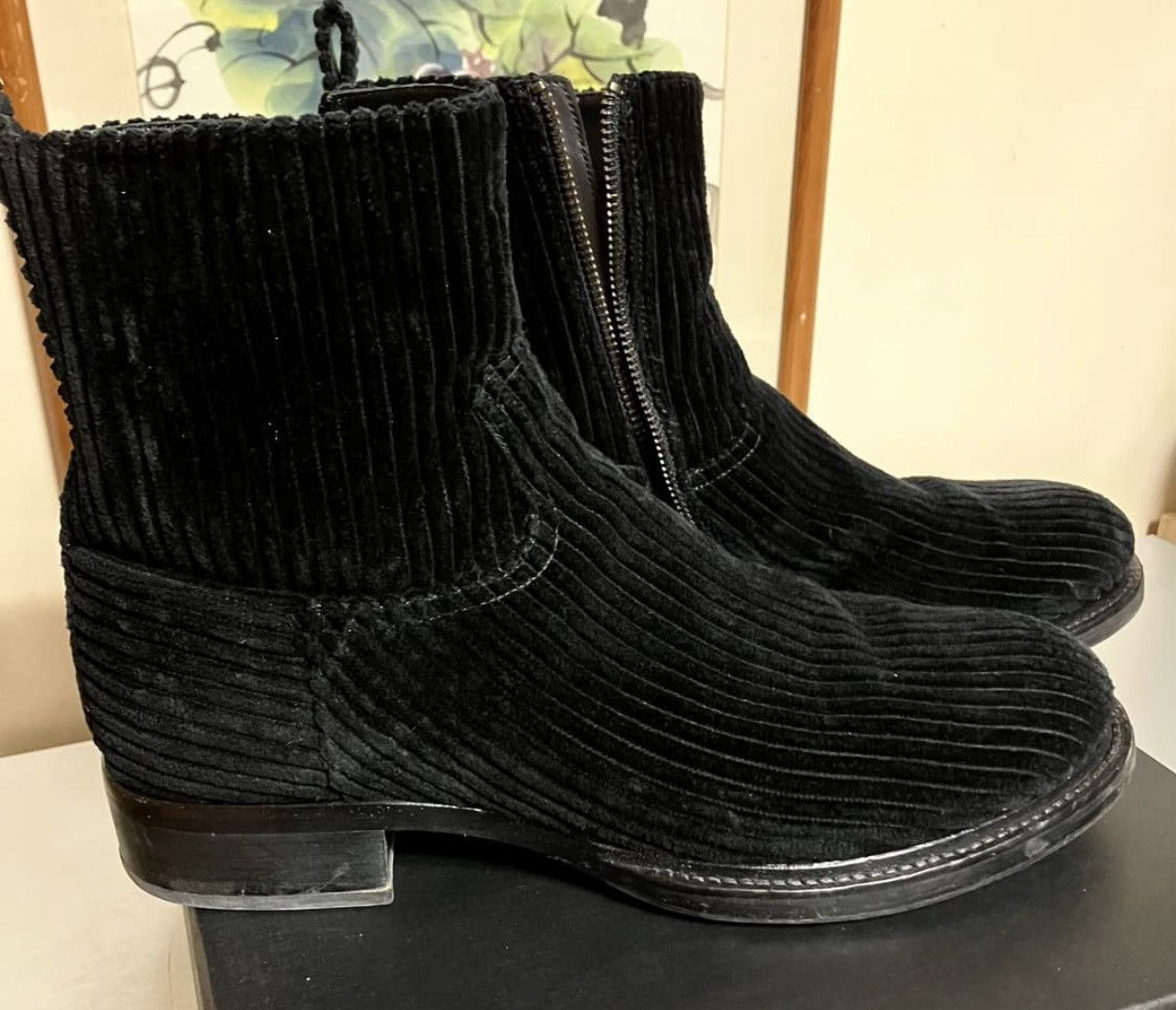 Ann Demeulemeester Ann demeulmeester velvet boots Size US 9 / EU 42 - 2 Thumbnail
