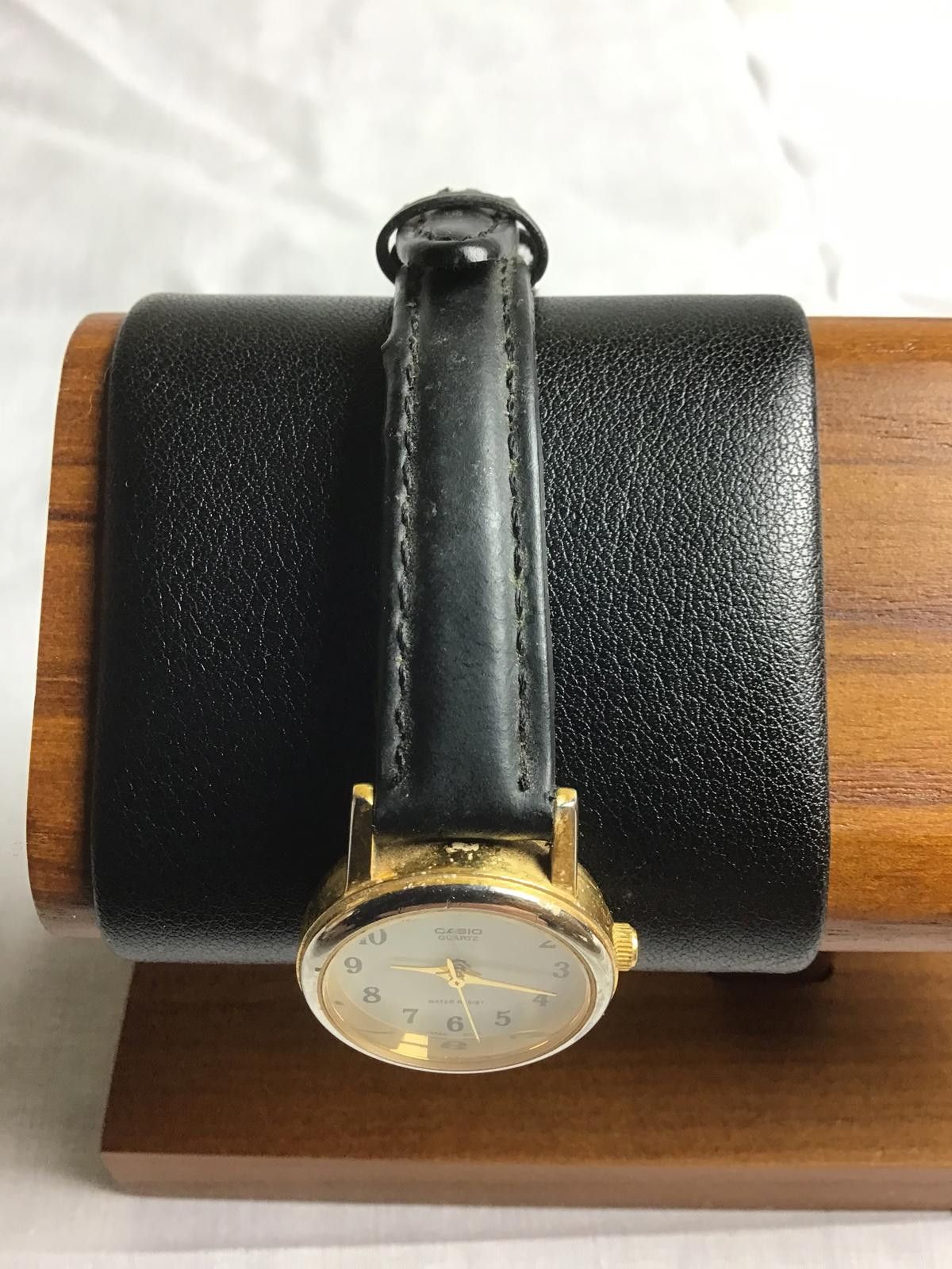 Casio Casio Classic Quartz Watch with Black Leather Strap Size ONE SIZE - 2 Thumbnail