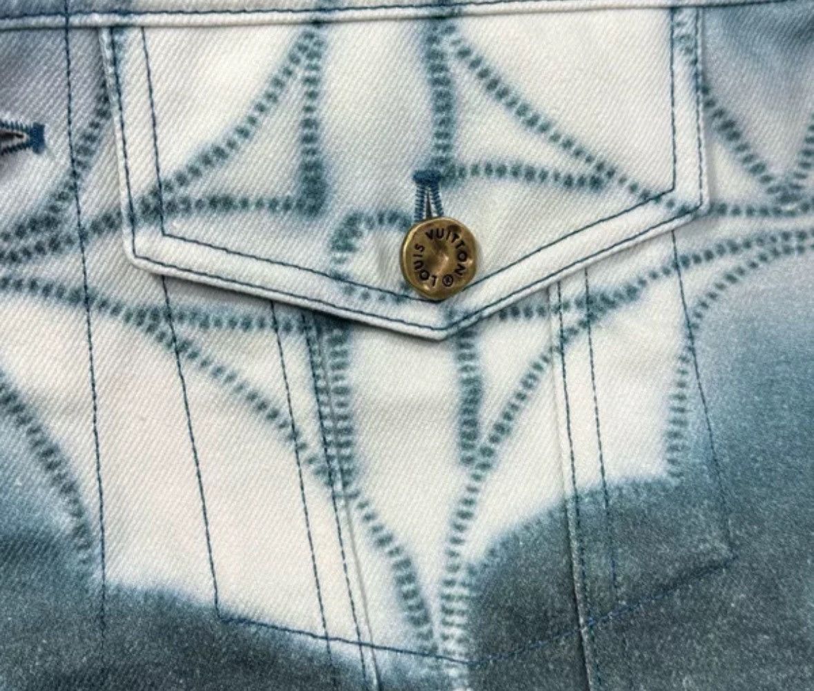 Louis Vuitton LOUIS VUITTON LV New Twisted Dyeing Vintage Denim jacket Size US L / EU 52-54 / 3 - 3 Thumbnail