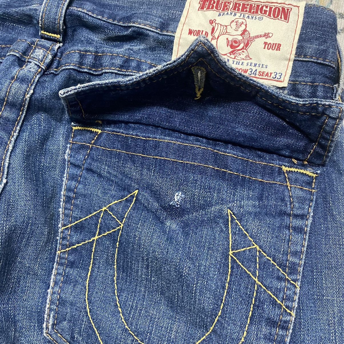 True Religion Vintage True Religion Joey Denim Flare Jeans Size US 34 / EU 50 - 13 Thumbnail
