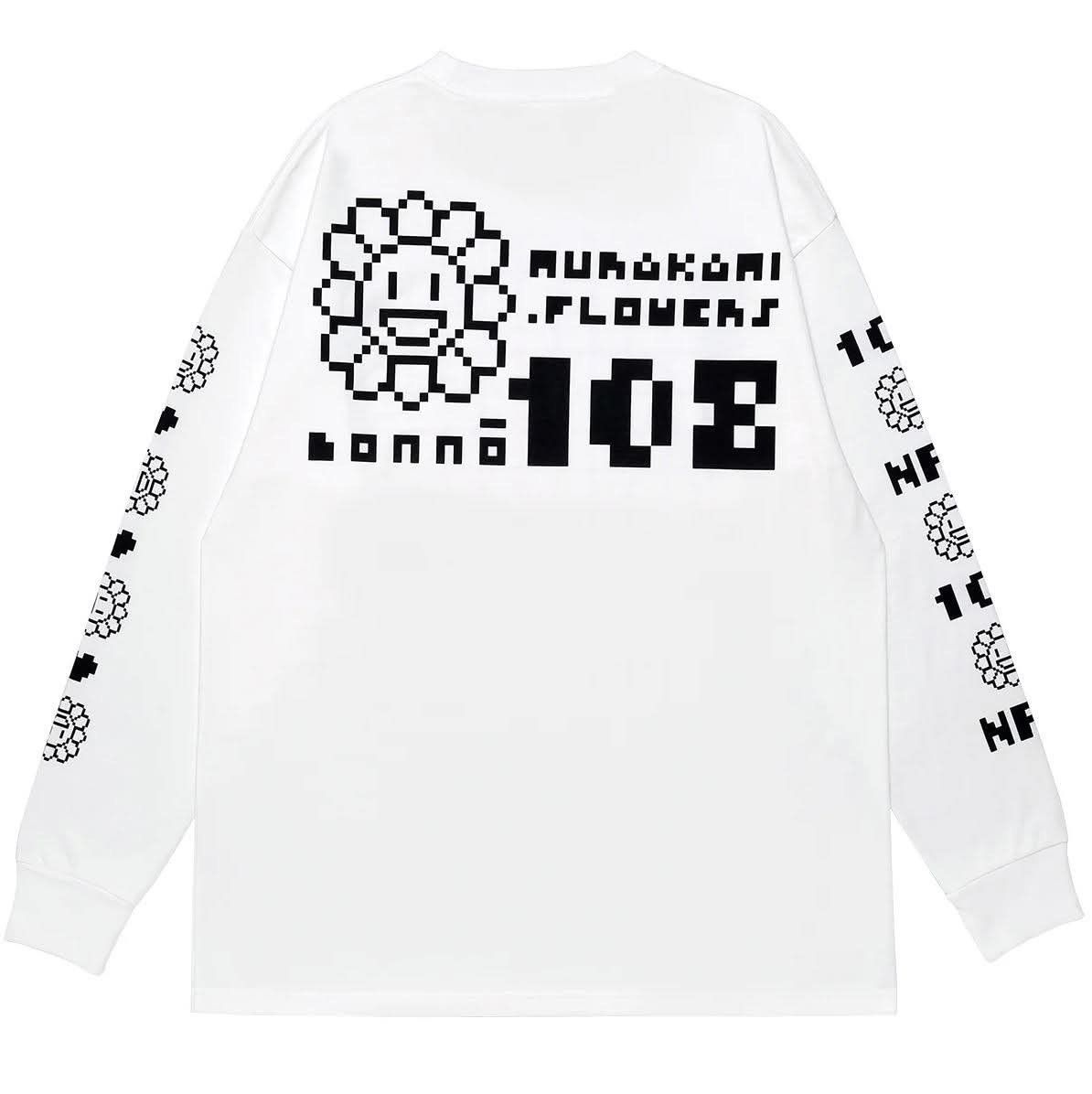 Takashi Murakami Takashi Murakami Bonno NFT flowers long sleeve Tshirt BLK Size US L / EU 52-54 / 3 - 3 Thumbnail